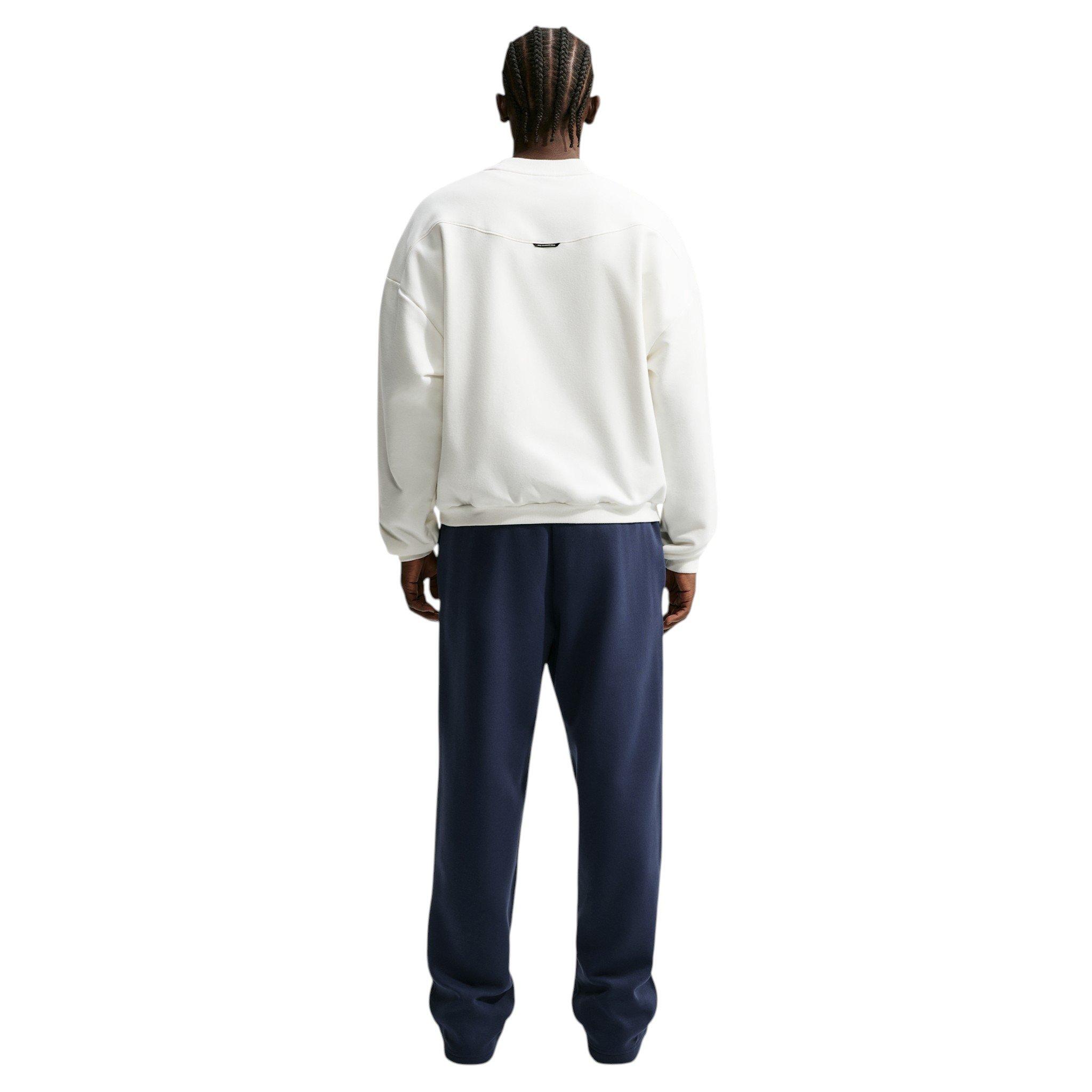 Nike Men's Standard Issue Therma-FIT Brushed Open-Hem Basketball Pants - BLUE