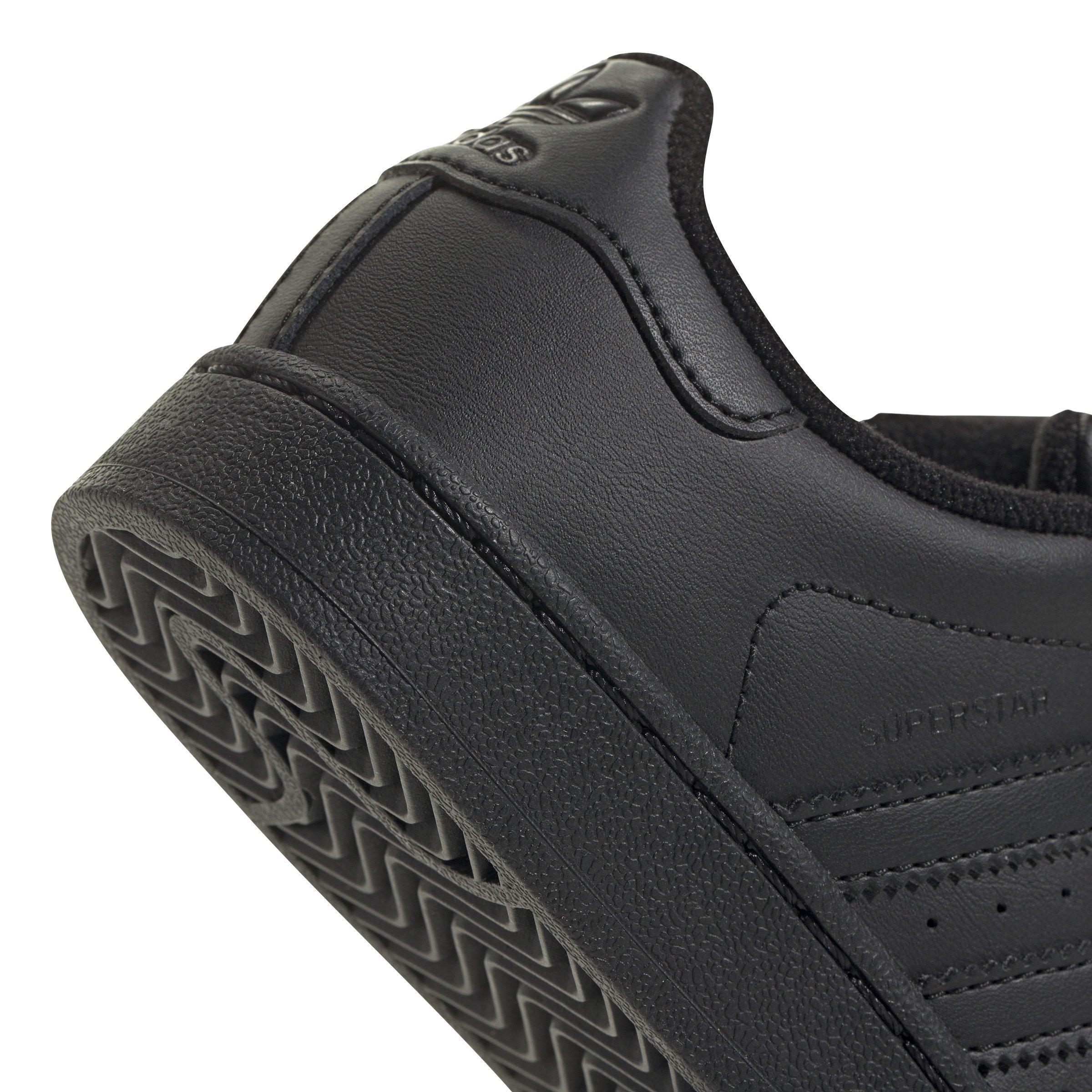 adidas Originals Superstar II Preschool Boys' "Core Black/Core Black/Core Black" Shoe