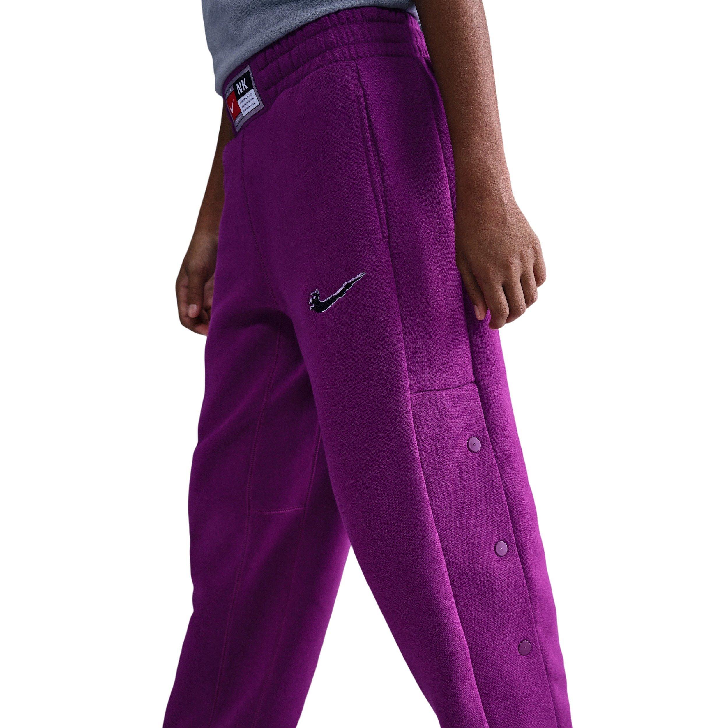 Nike Culture of Basketball Glitch Big Kids' Berry Fleece Pants