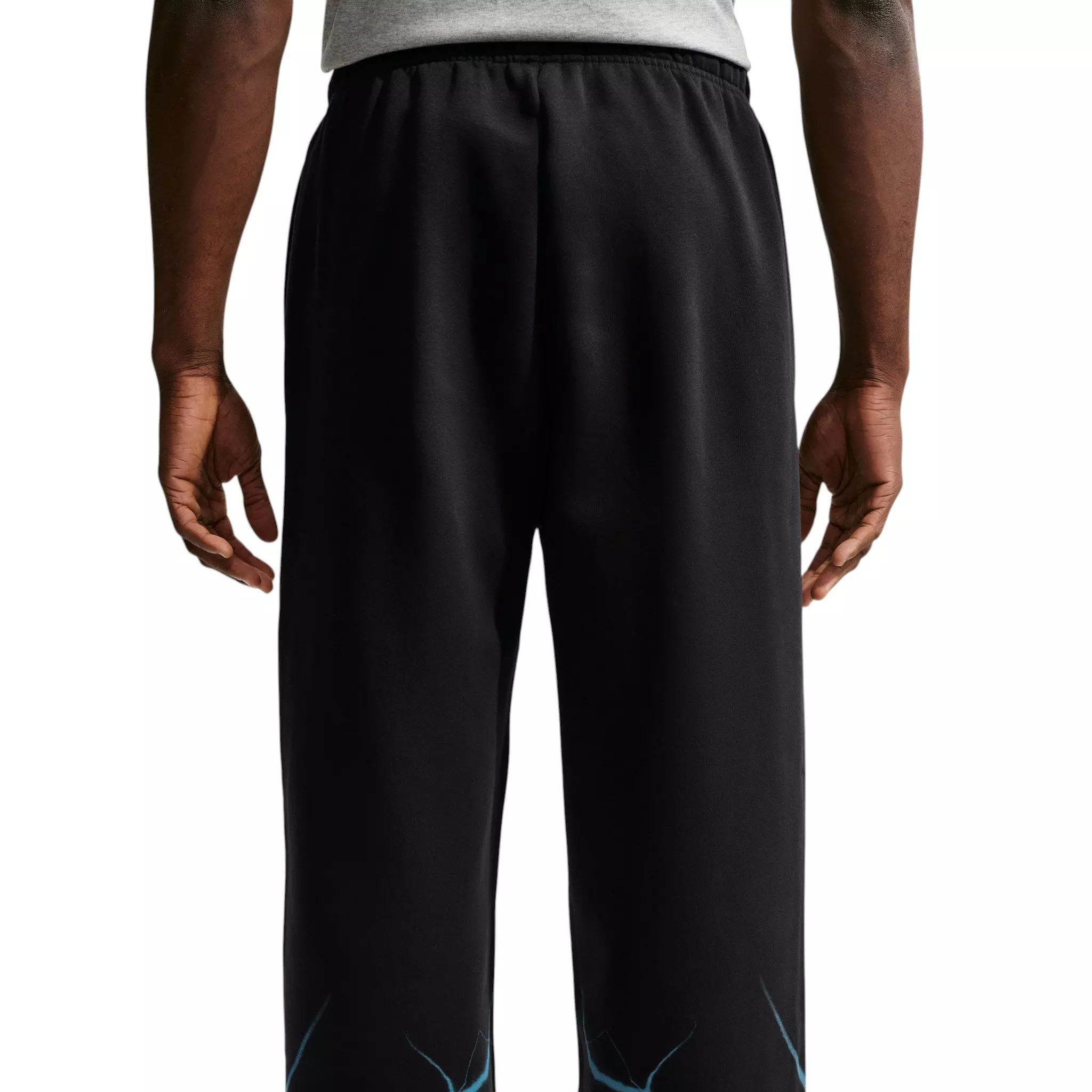 Nike Men's Standard Issue Brushed Basketball Pants - BLACK