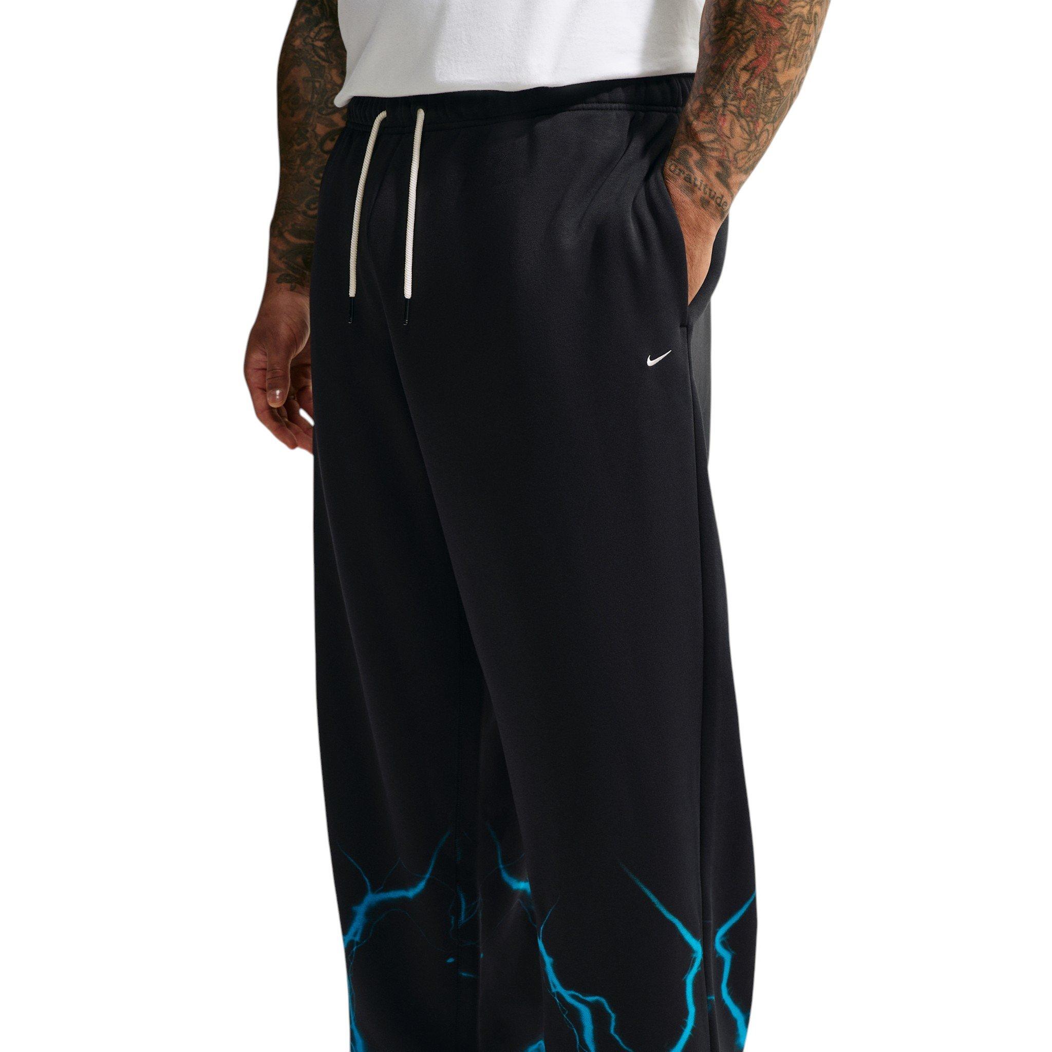 Nike Men's Standard Issue Brushed Basketball Pants - BLACK