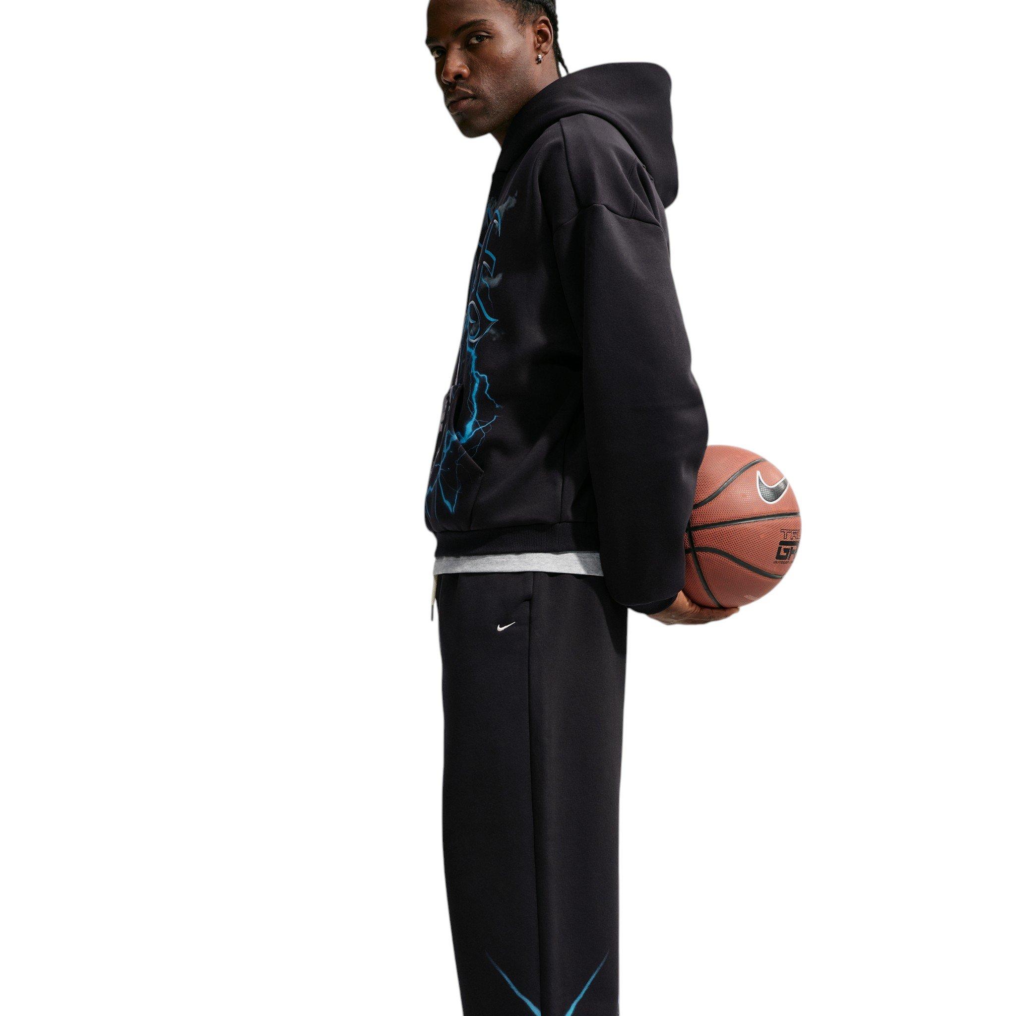 Nike Men's Standard Issue Brushed Basketball Pants - BLACK