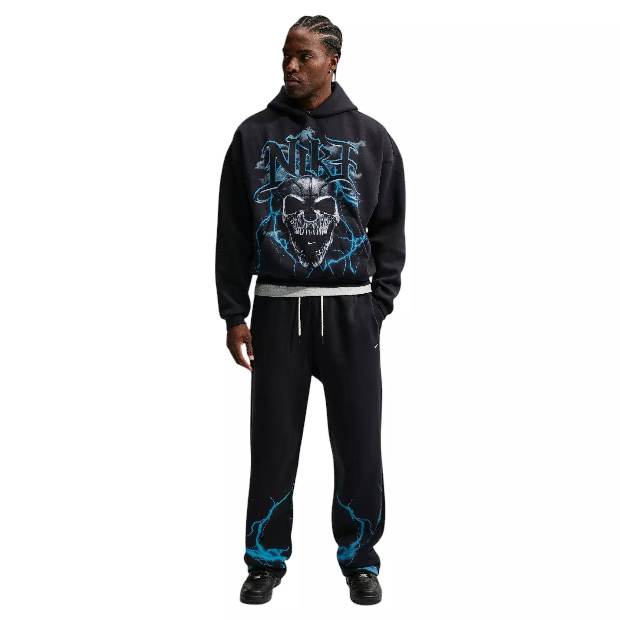 Nike Men's Standard Issue Brushed Basketball Pants - BLACK