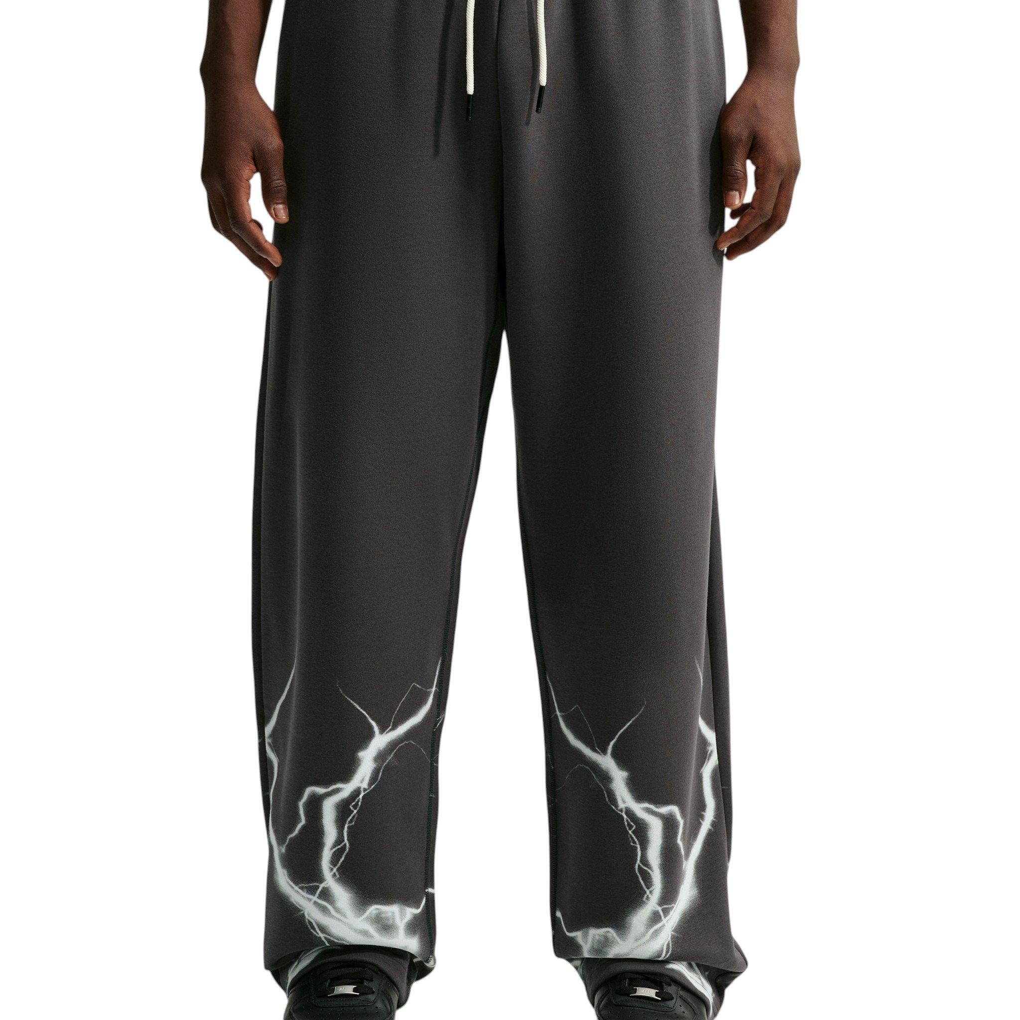 Nike Men's Standard Issue Brushed Basketball Pants - GREY Thumbnail View 1
