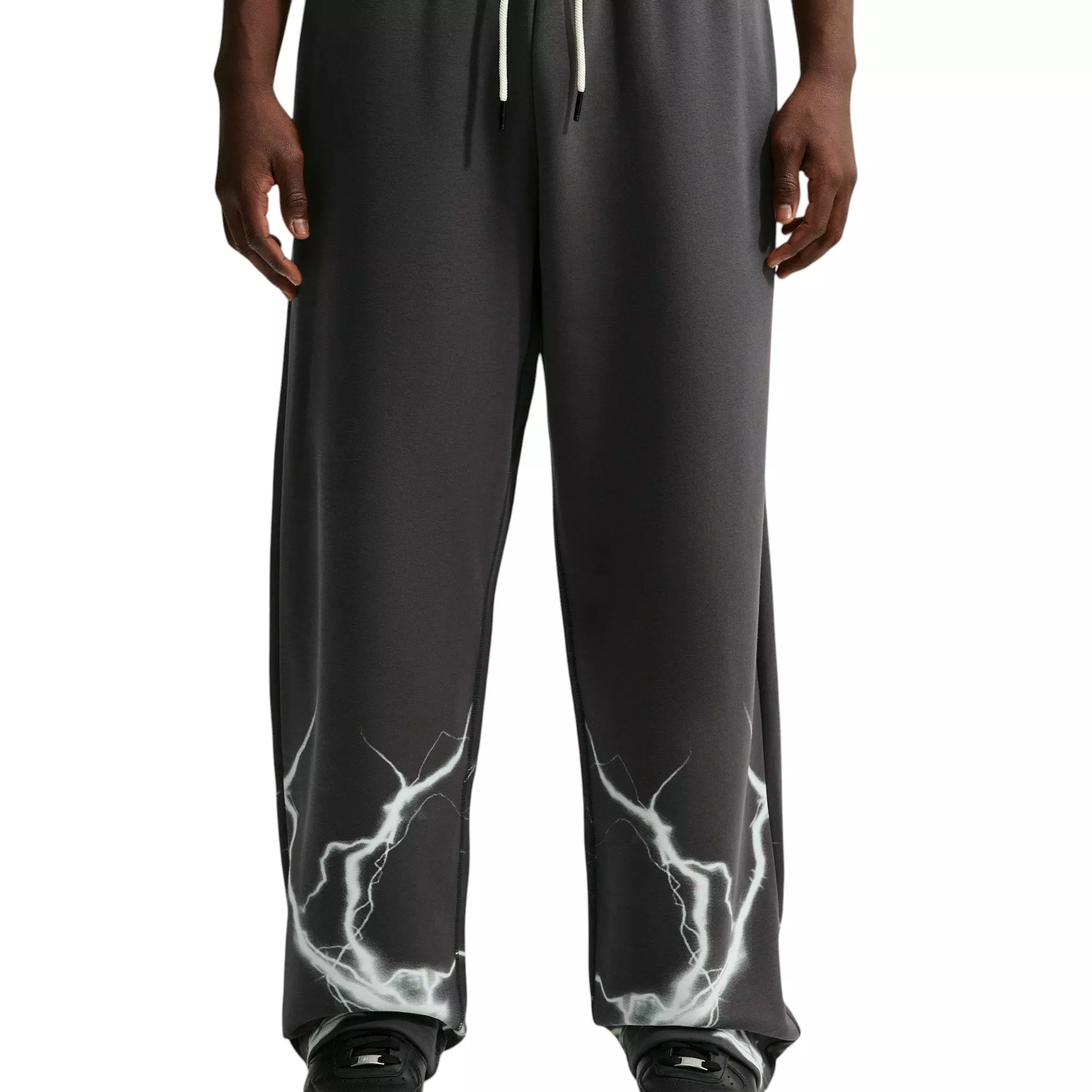 Nike Men's Standard Issue Brushed Basketball Pants - GREY