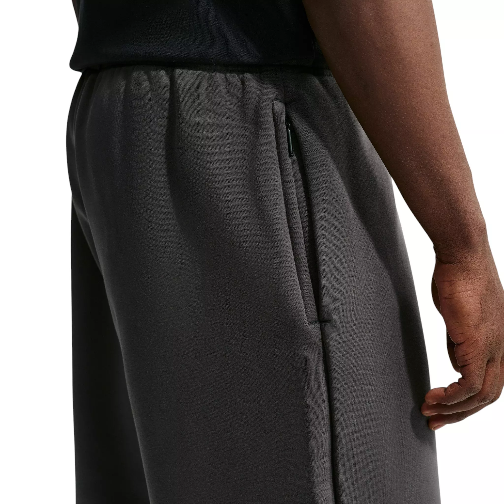 Nike Men's Standard Issue Brushed Basketball Pants - GREY