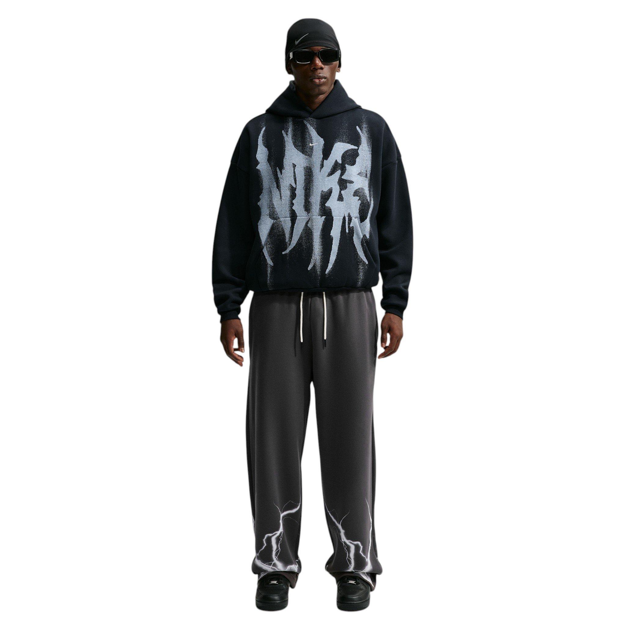Nike Men's Standard Issue Brushed Basketball Pants - GREY Thumbnail View 4