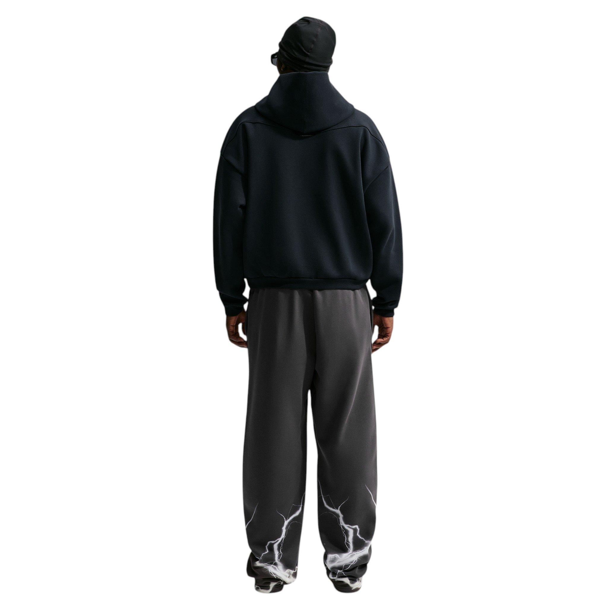 Nike Men's Standard Issue Brushed Basketball Pants - GREY Thumbnail View 5