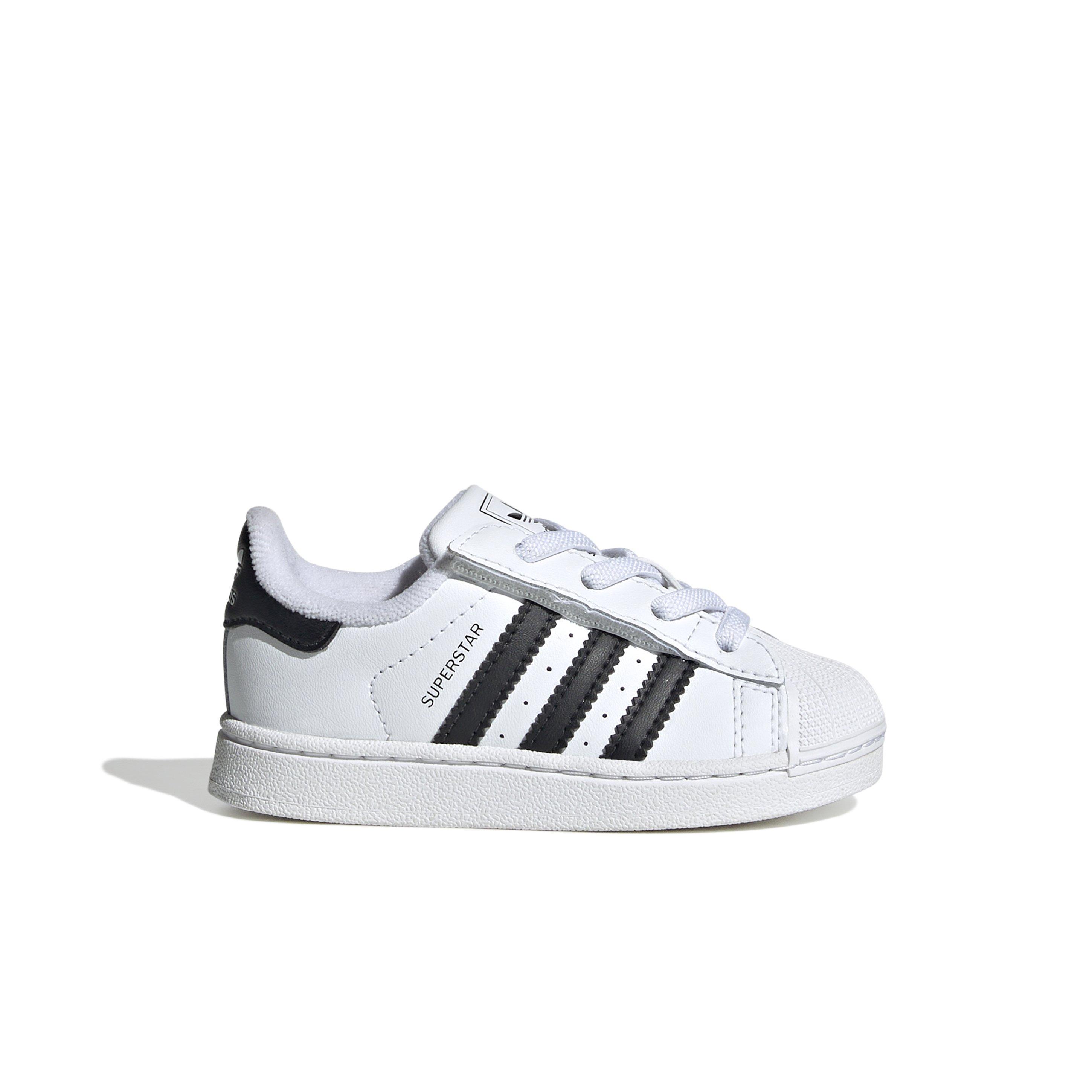 adidas Originals Superstar II Elastic Lace "Ftwr White/Core Black/Ftwr White" Infant Boys' Shoe - WHITE/BLACK/WHITE