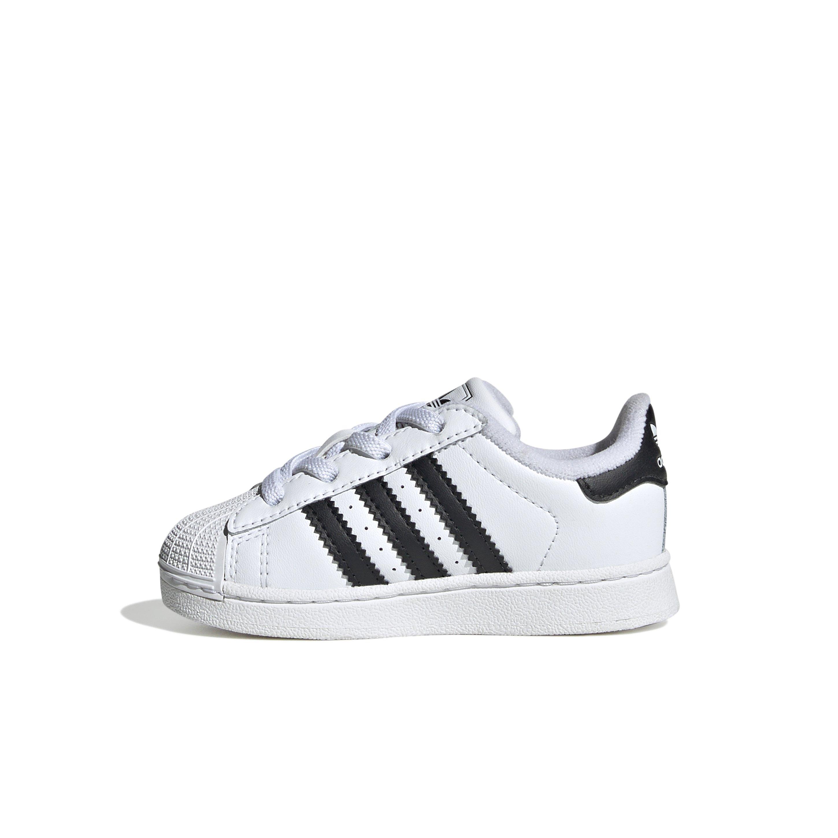 adidas Originals Superstar II Elastic Lace Infant Boys' "Ftwr White/Core Black/Ftwr White" Shoe