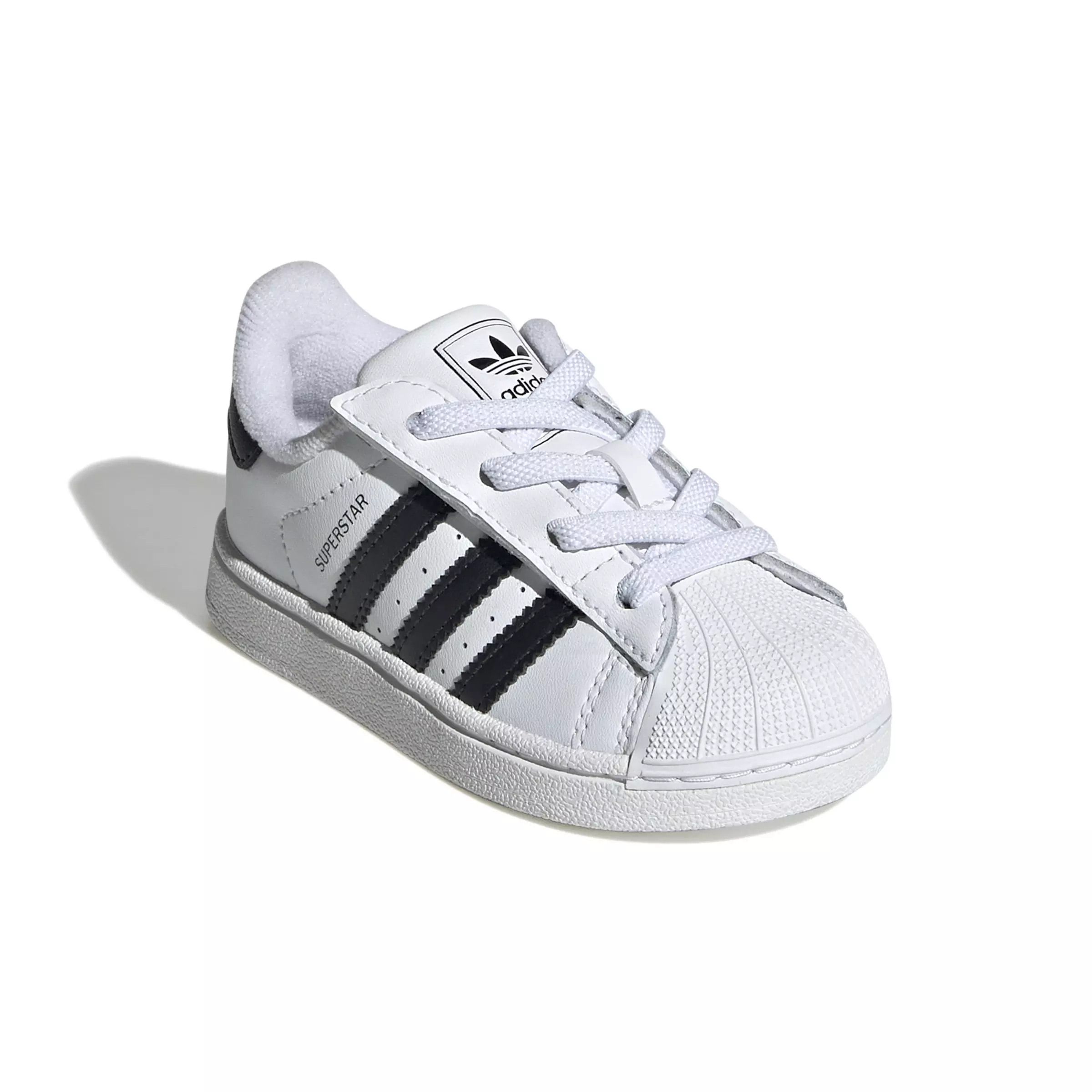 adidas Originals Superstar II Elastic Lace "Ftwr White/Core Black/Ftwr White" Infant Boys' Shoe - WHITE/BLACK/WHITE