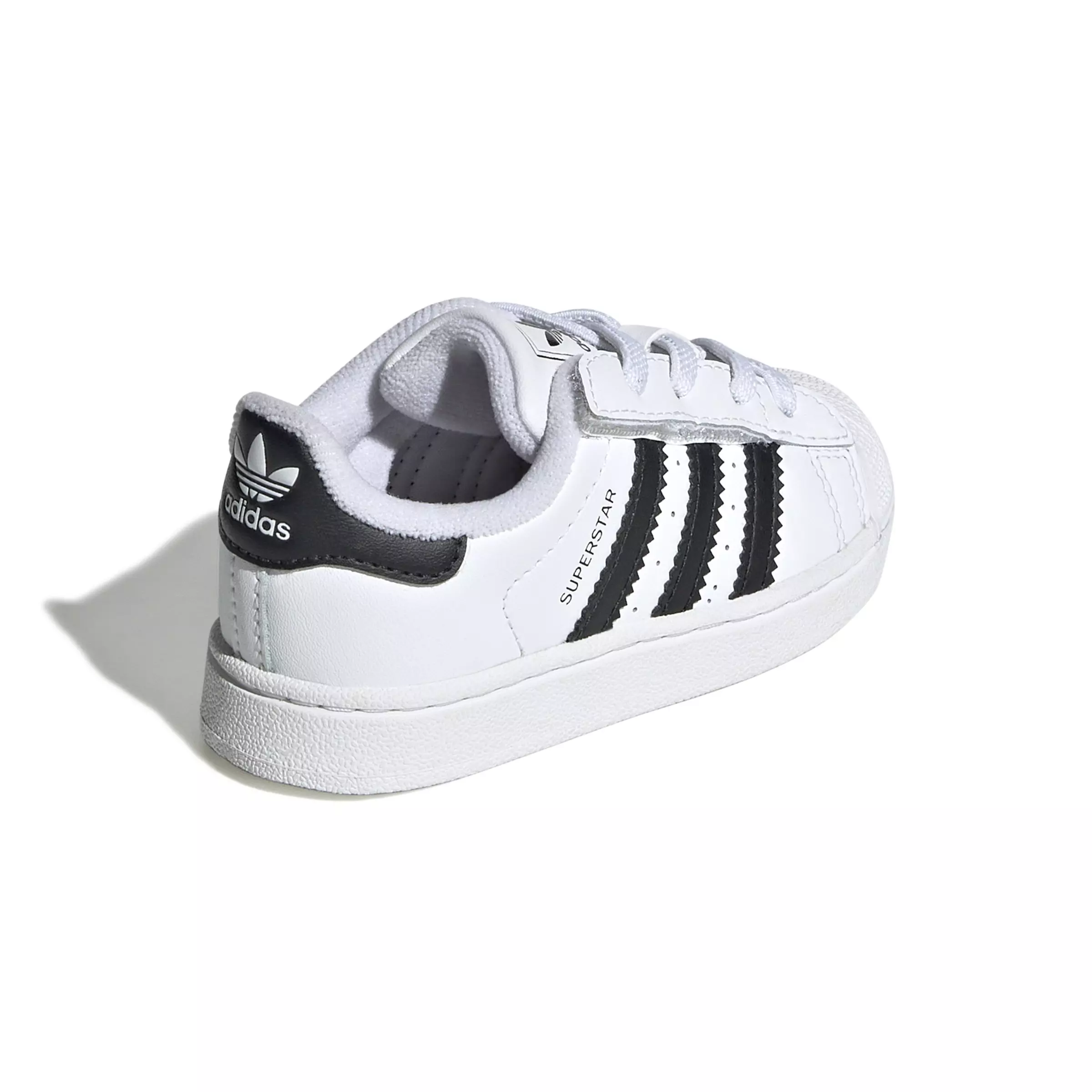adidas Originals Superstar II Elastic Lace "Ftwr White/Core Black/Ftwr White" Infant Boys' Shoe - WHITE/BLACK/WHITE