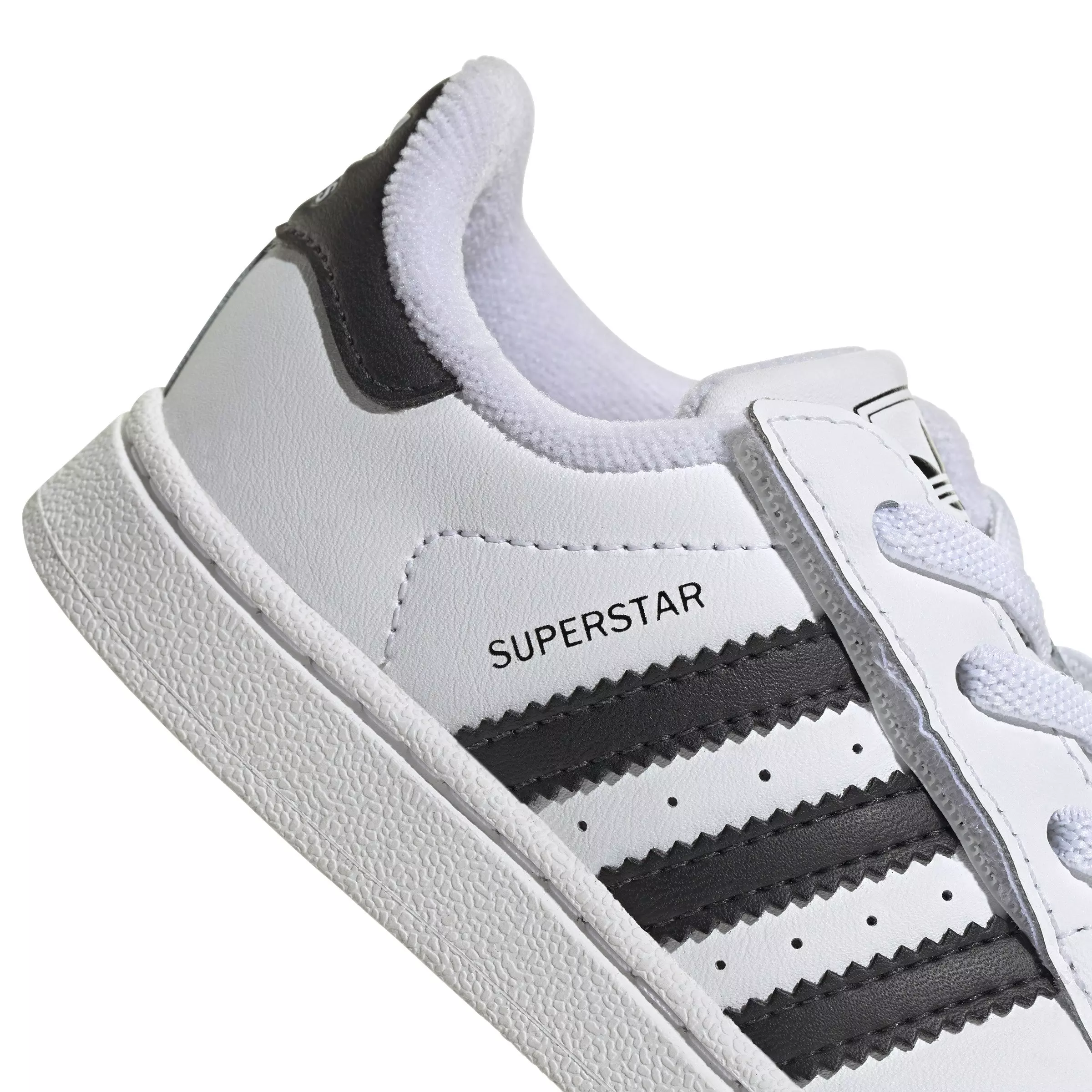 adidas Originals Superstar II Elastic Lace "Ftwr White/Core Black/Ftwr White" Infant Boys' Shoe - WHITE/BLACK/WHITE