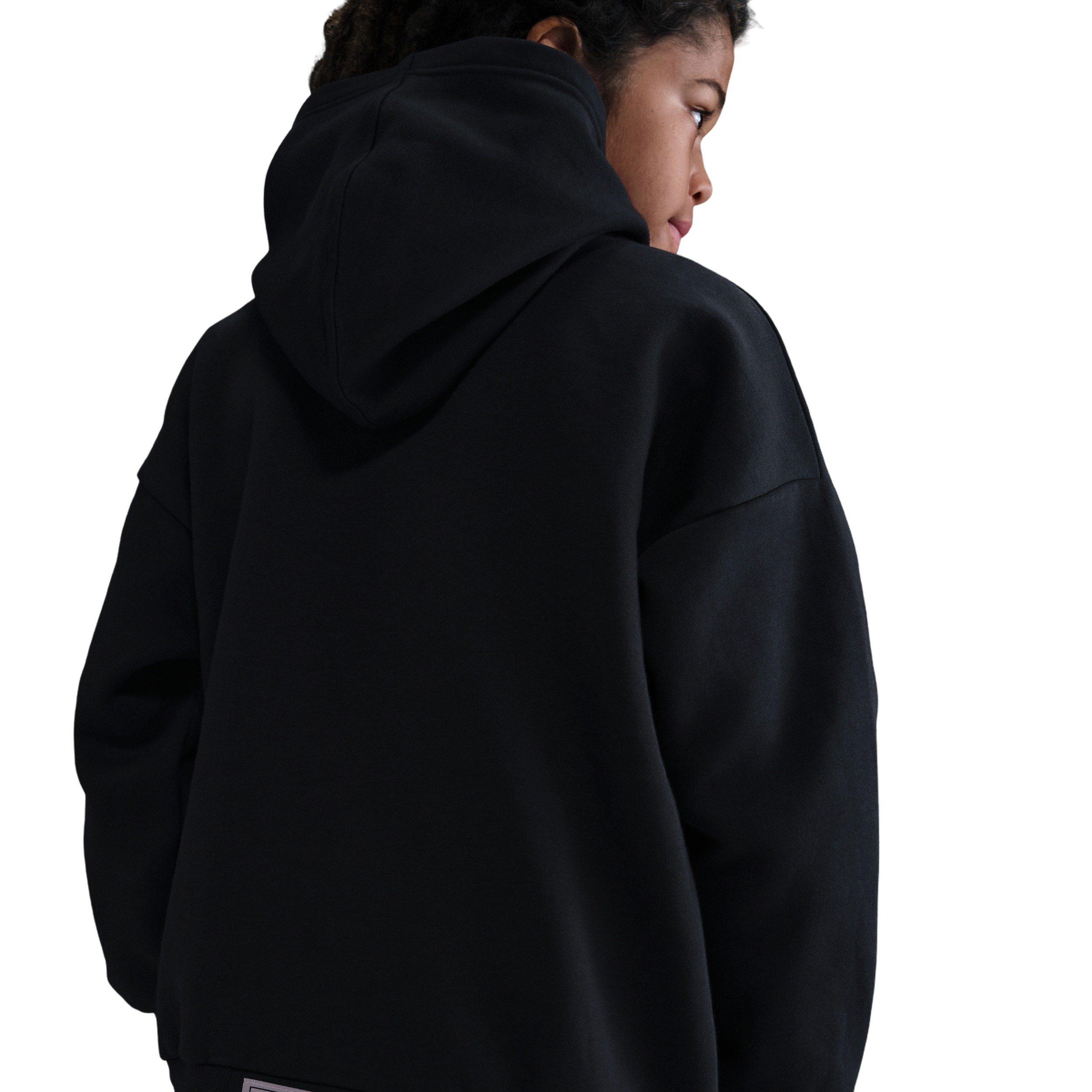 Nike Culture of Basketball Big Kids' Black Pullover Fleece Hoodie