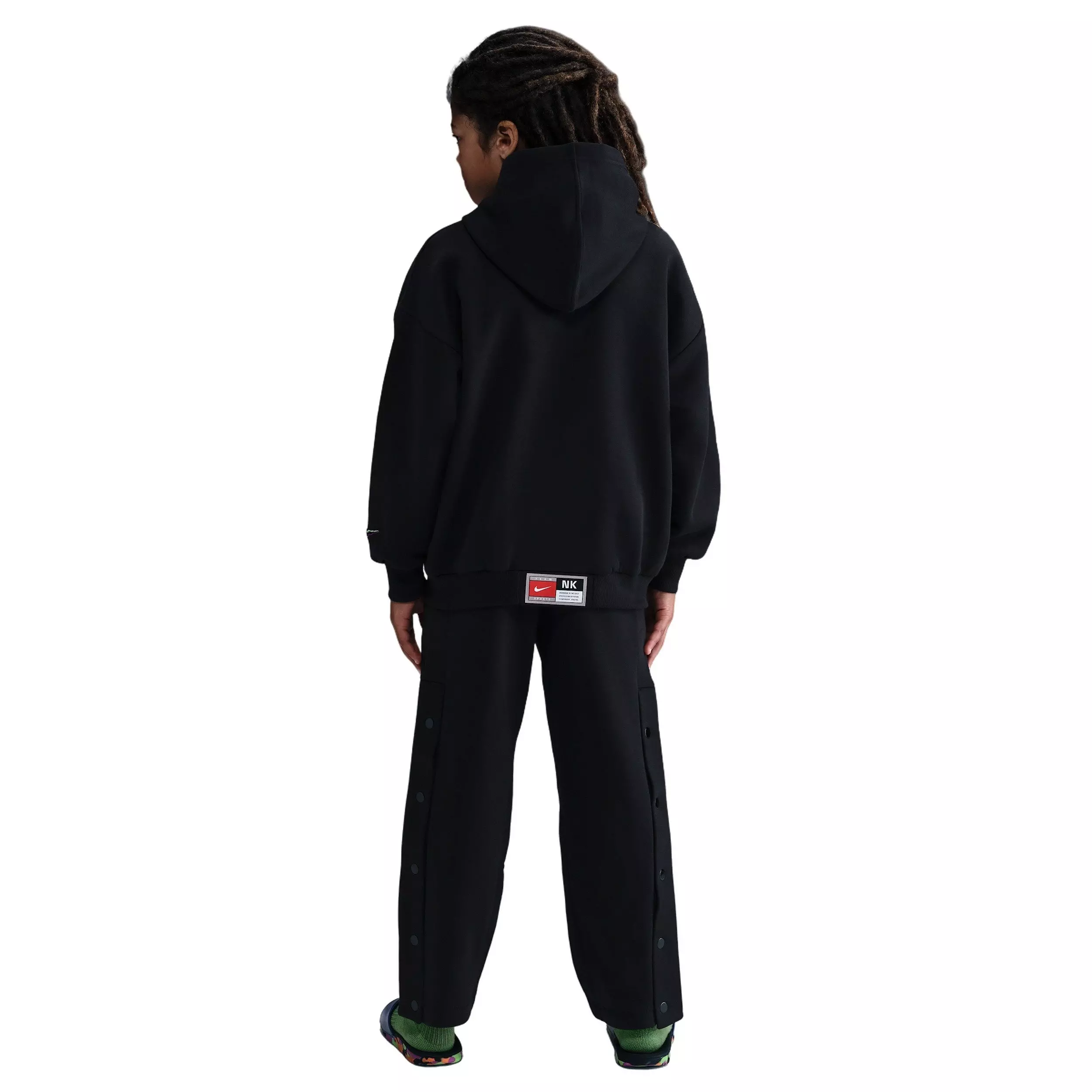 Nike Big Kids' Culture of Basketball Pullover Fleece Hoodie -Black - BLACK