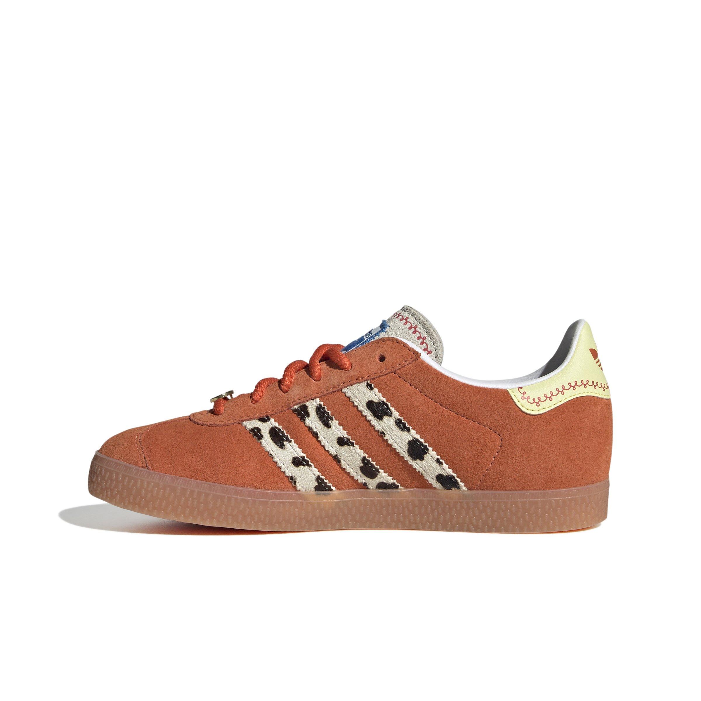 adidas Originals Gazelle Grade School Girls' "Orange/Ftwr White/Gum 2" Shoe