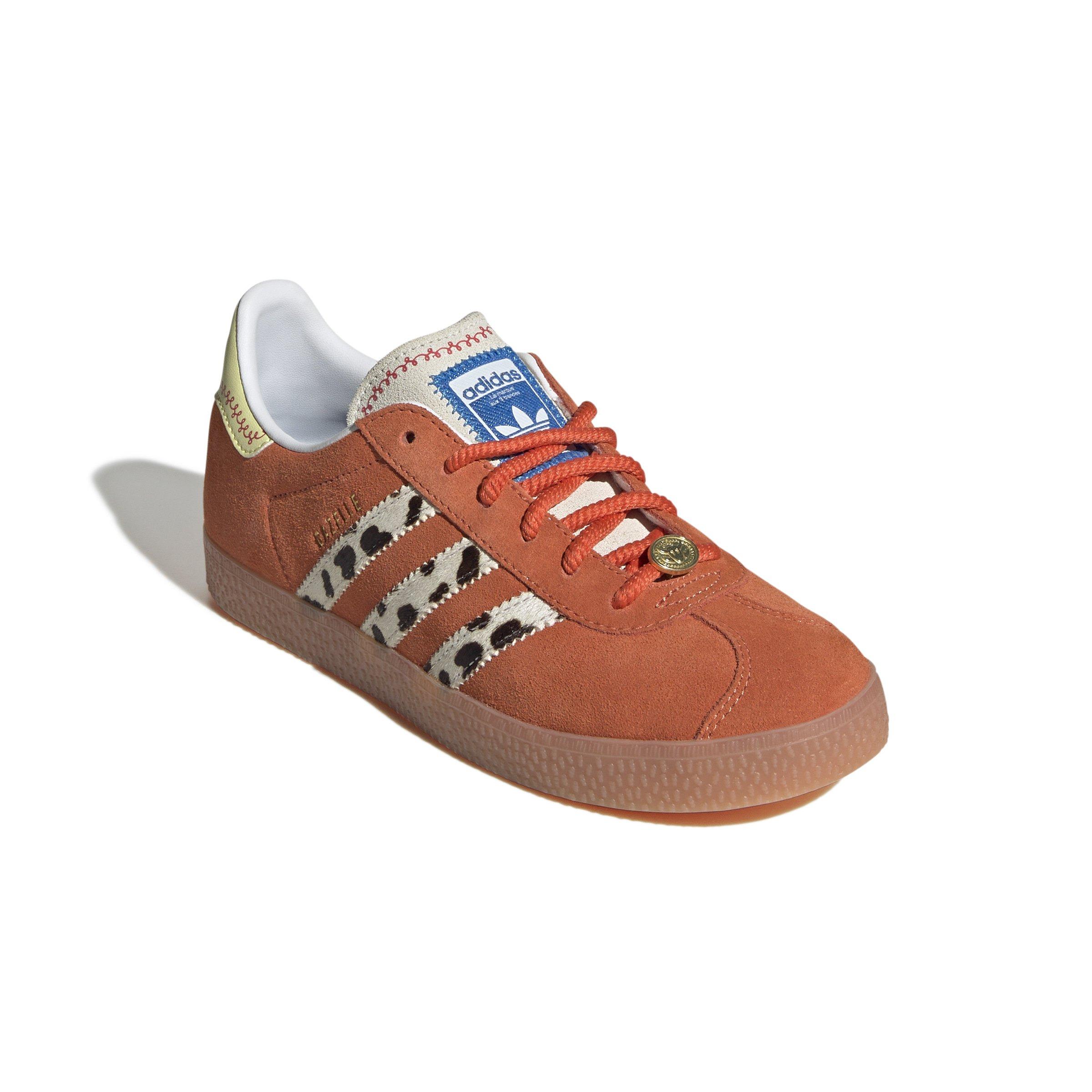 adidas Originals Gazelle Grade School Girls' "Orange/Ftwr White/Gum 2" Shoe