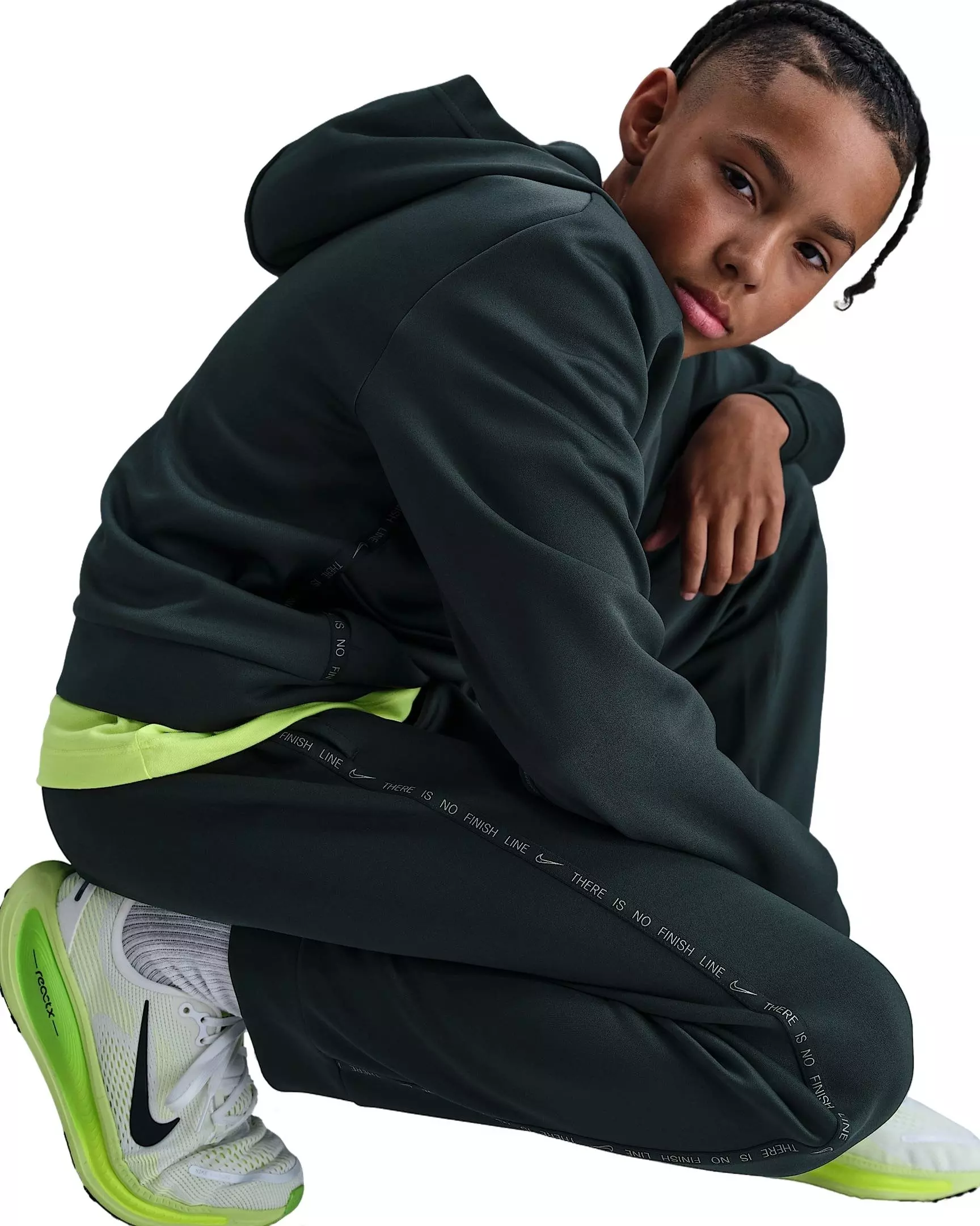 Nike Big Boys' Sportswear Multi Dri-FIT Pants -Green - GREEN