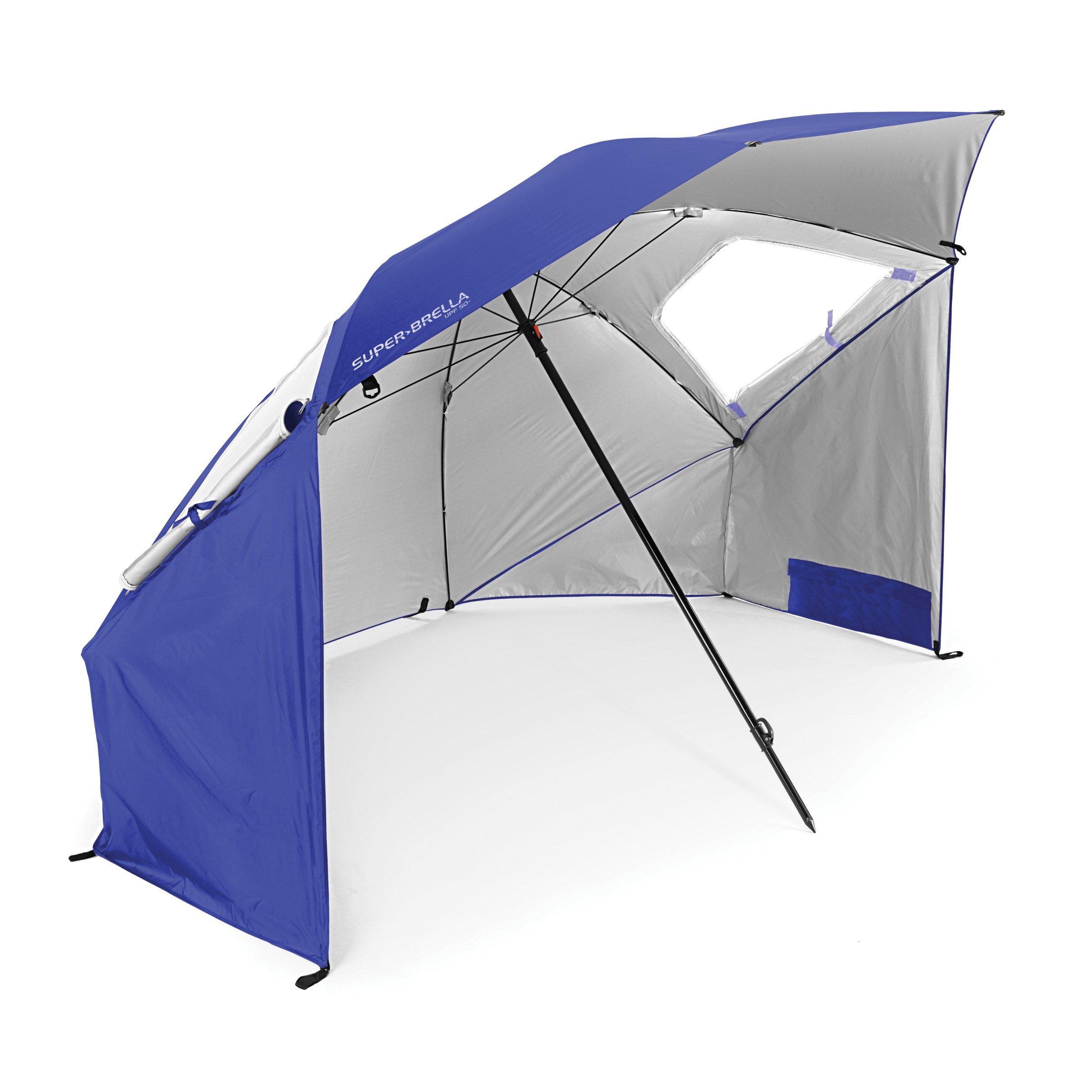 Implus Sport-Brella 8ft. Blue Tiltable Sport Umbrella