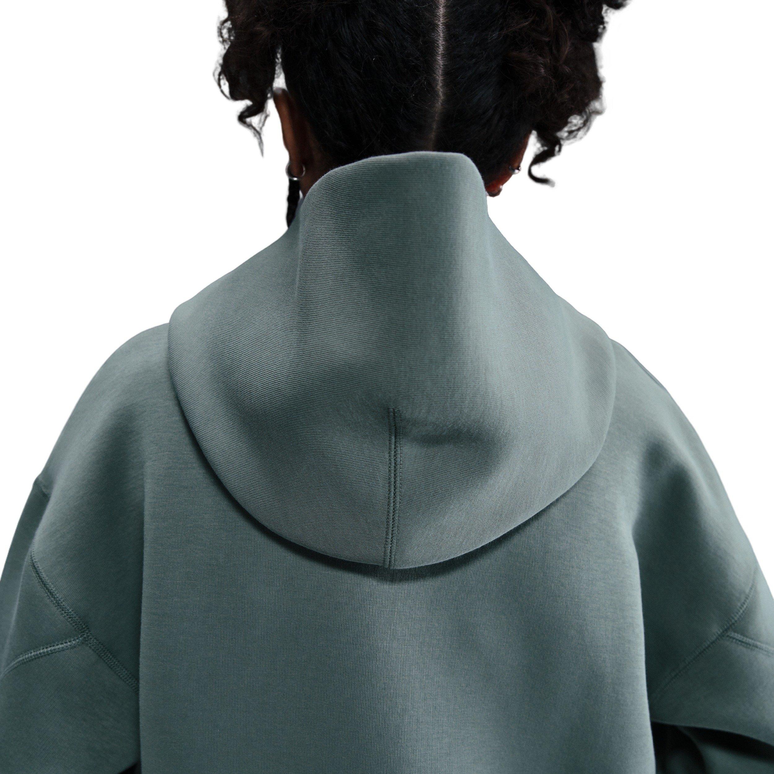 Nike Sportswear Tech Fleece Oversized Big Boys' Grey Pullover Hoodie