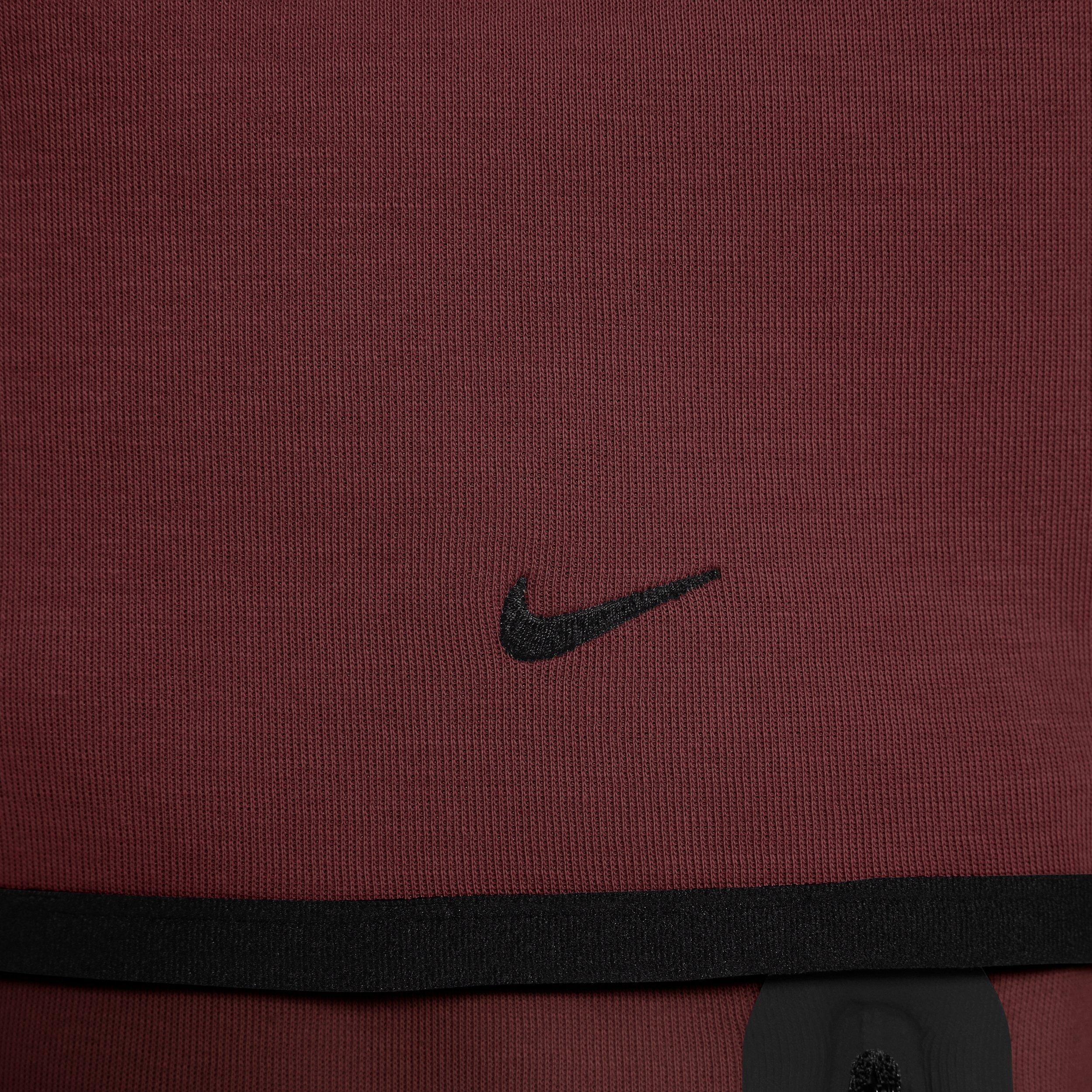 Nike Sportswear Tech Fleece Big Boys' Red Full-Zip Jacket