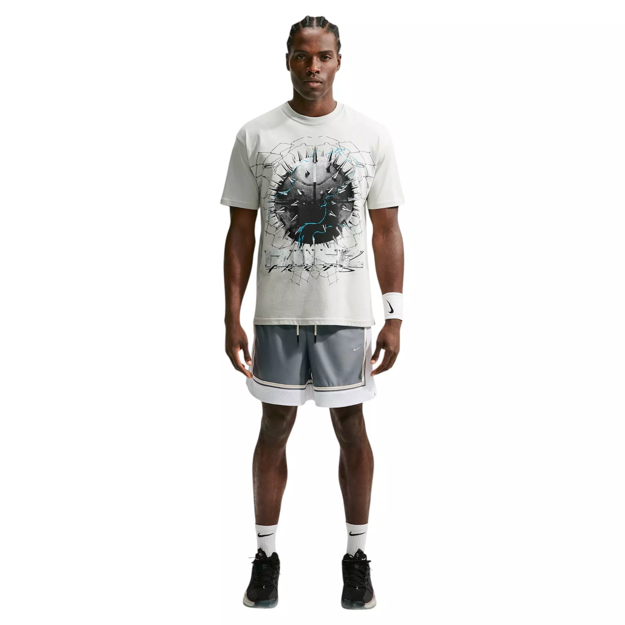 Nike Men's Standard Issue Dri-FIT 6" Basketball Shorts - GREY