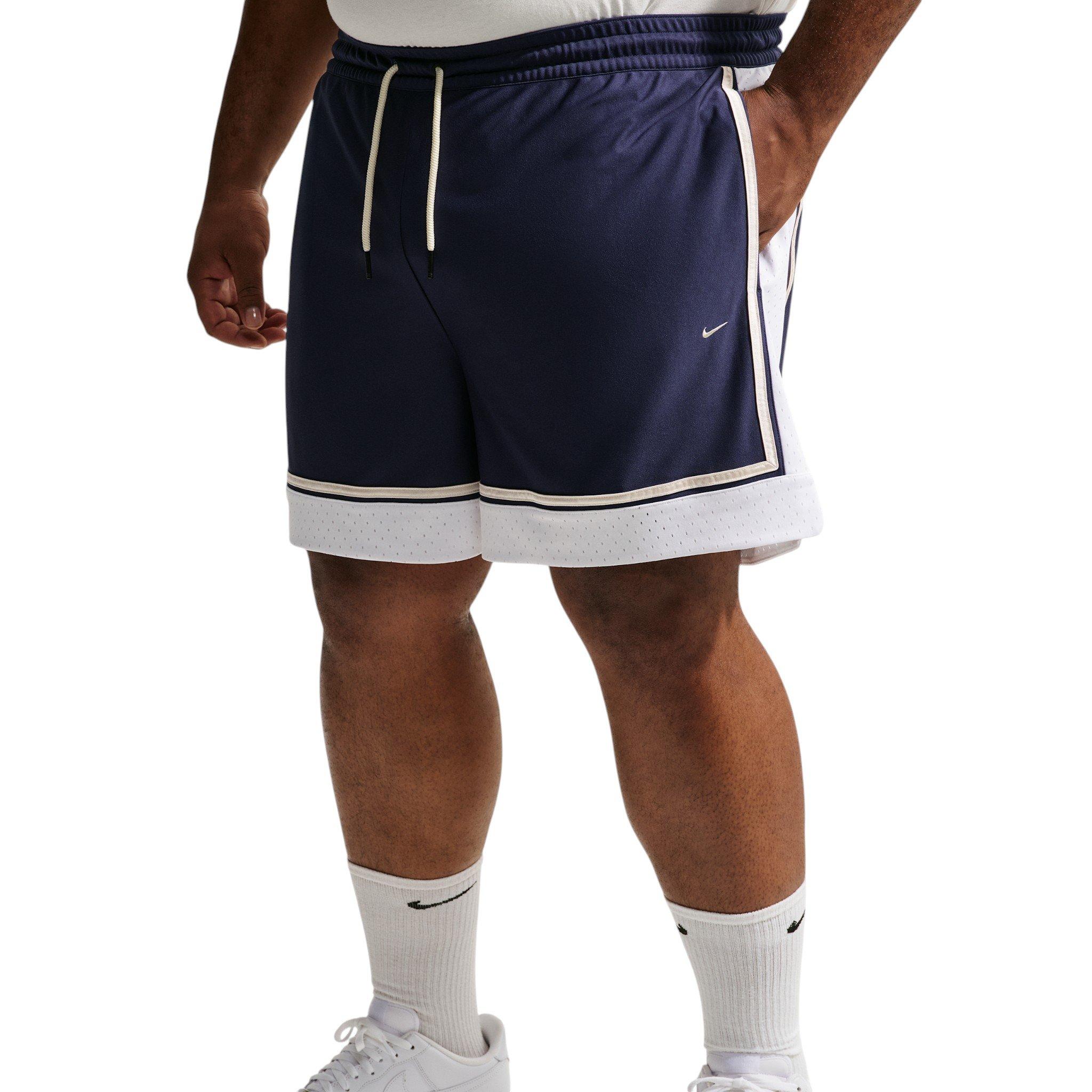 Nike Men's Standard Issue Dri-FIT 6" Basketball Shorts - BLUE Thumbnail View 4