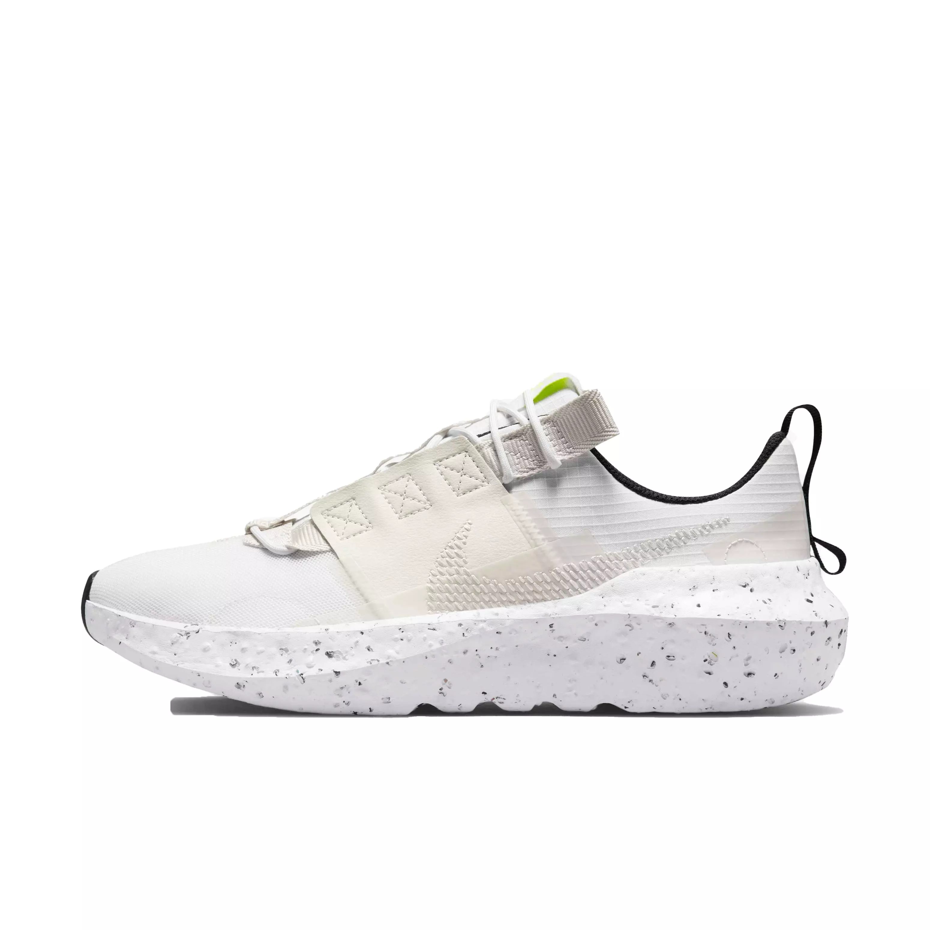 Nike Crater Impact SE "White/Light Bone-Sail-Volt" Men's Shoe - WHITE