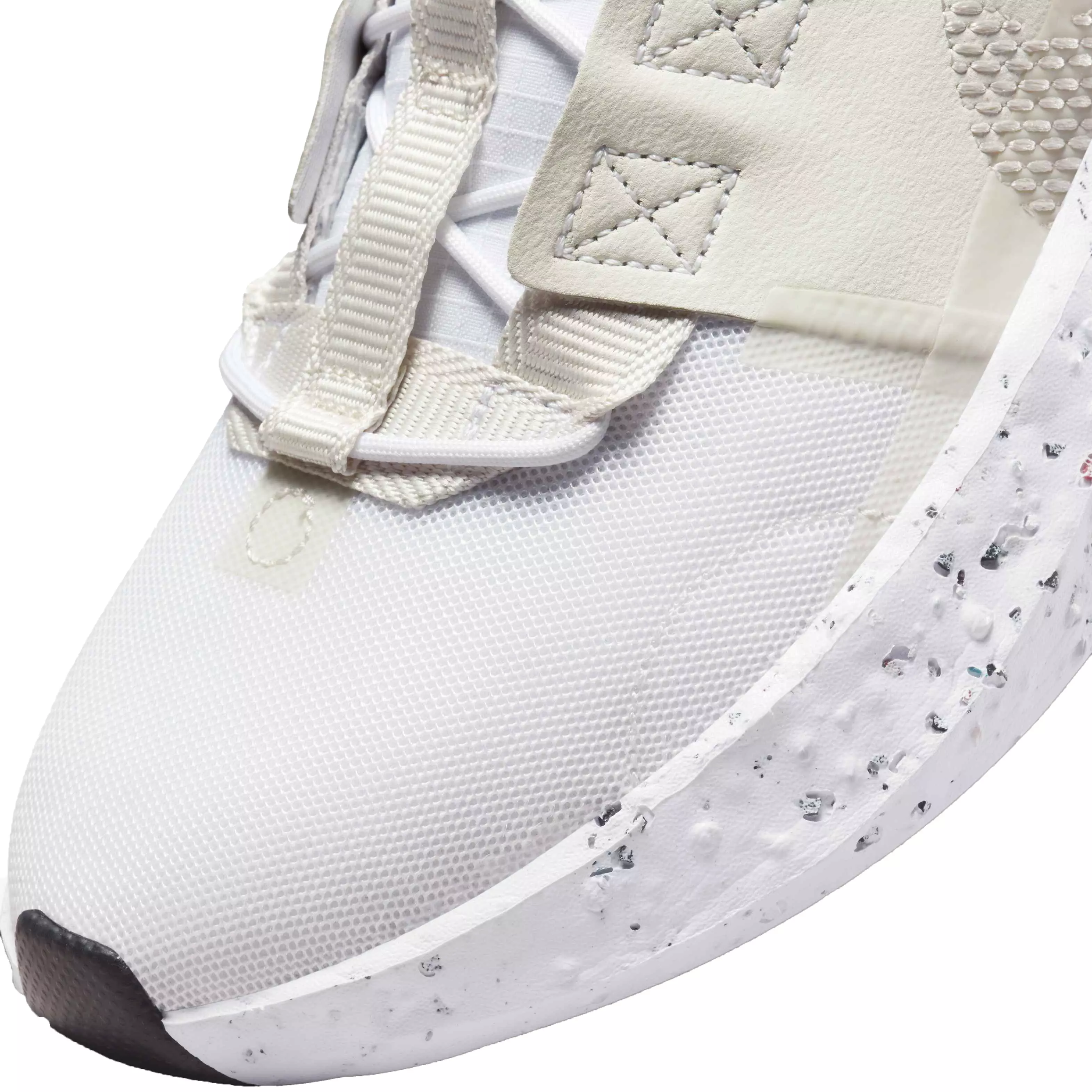 Nike Crater Impact SE "White/Light Bone-Sail-Volt" Men's Shoe - WHITE