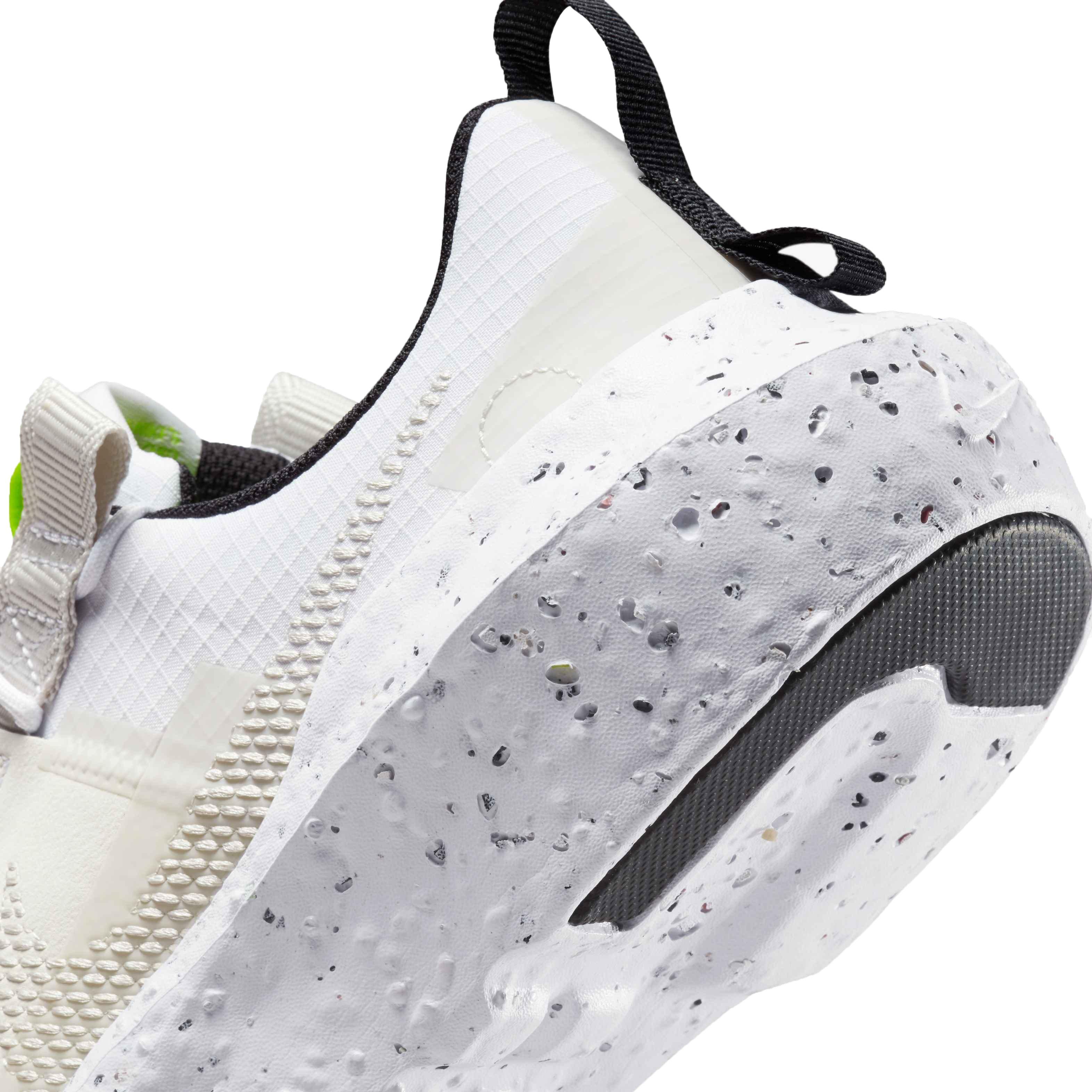 Nike Crater Impact SE "White/Light Bone-Sail-Volt" Men's Shoe - WHITE Thumbnail View 7