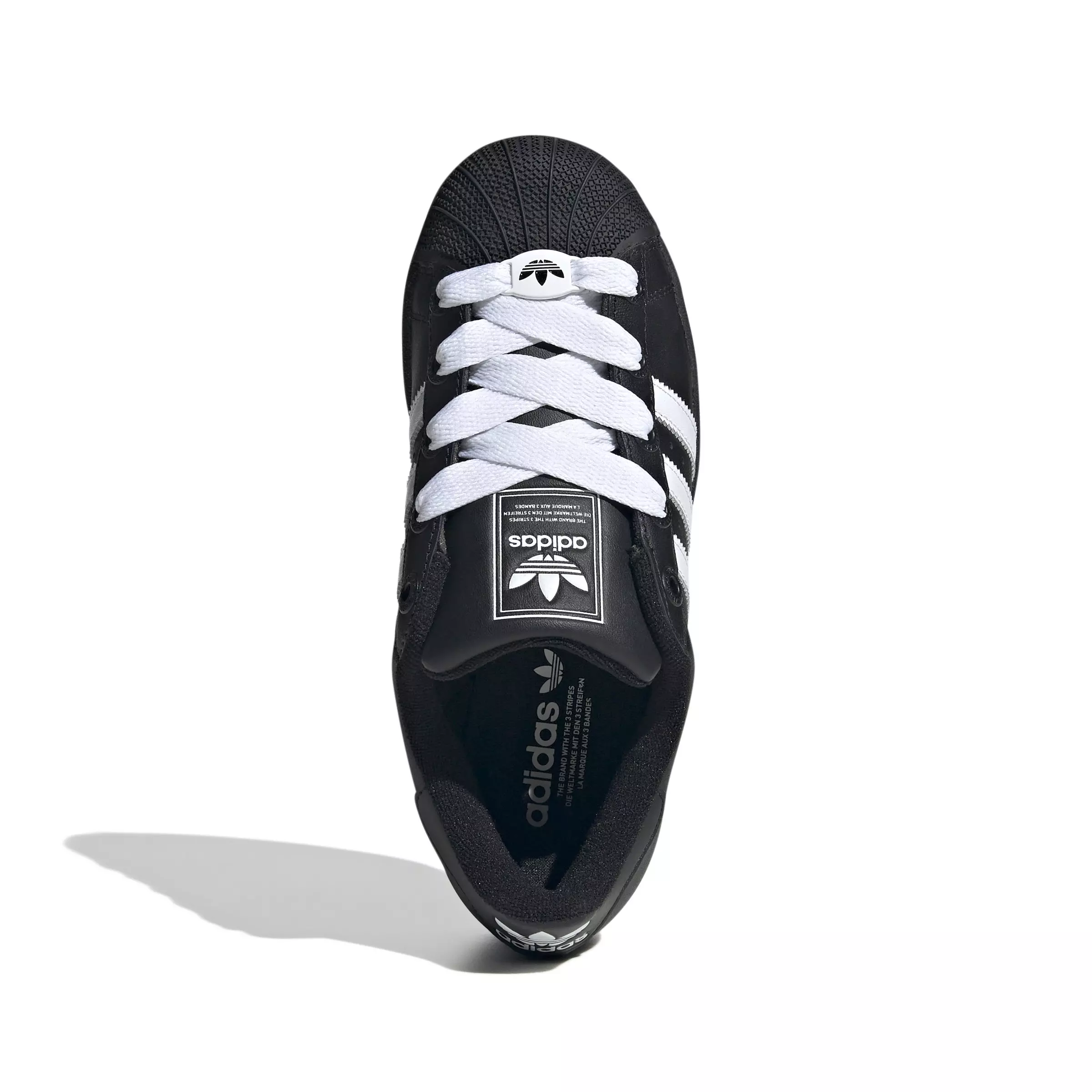 adidas Originals Superstar II "Core Black/Ftwr White/Core Black" Grade School Boys' Shoe - BLACK/WHITE/BLACK