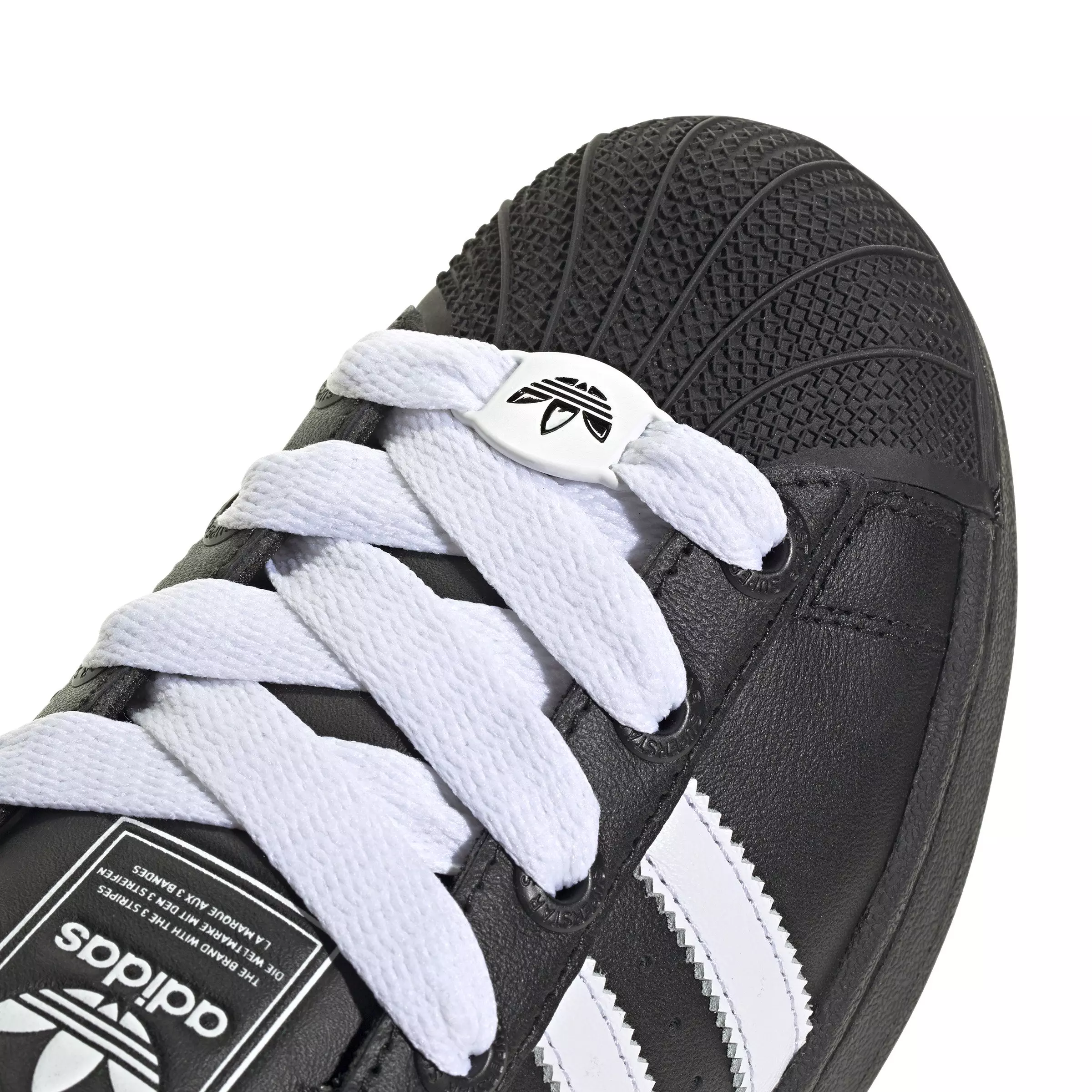 adidas Originals Superstar II "Core Black/Ftwr White/Core Black" Grade School Boys' Shoe - BLACK/WHITE/BLACK