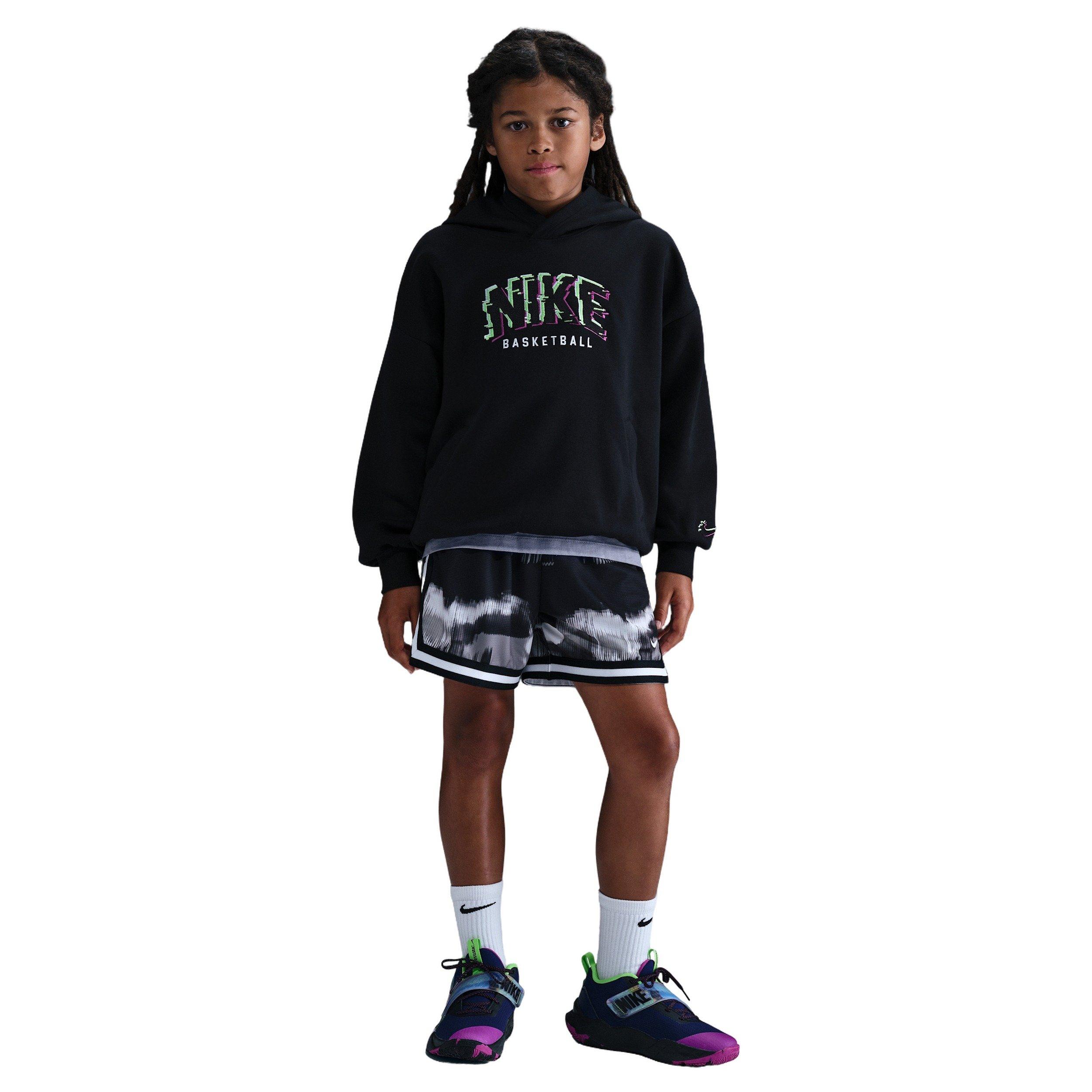 Nike Big Kids' DNA Dri-FIT 5" Basketball Shorts - Black - BLACK Thumbnail View 1