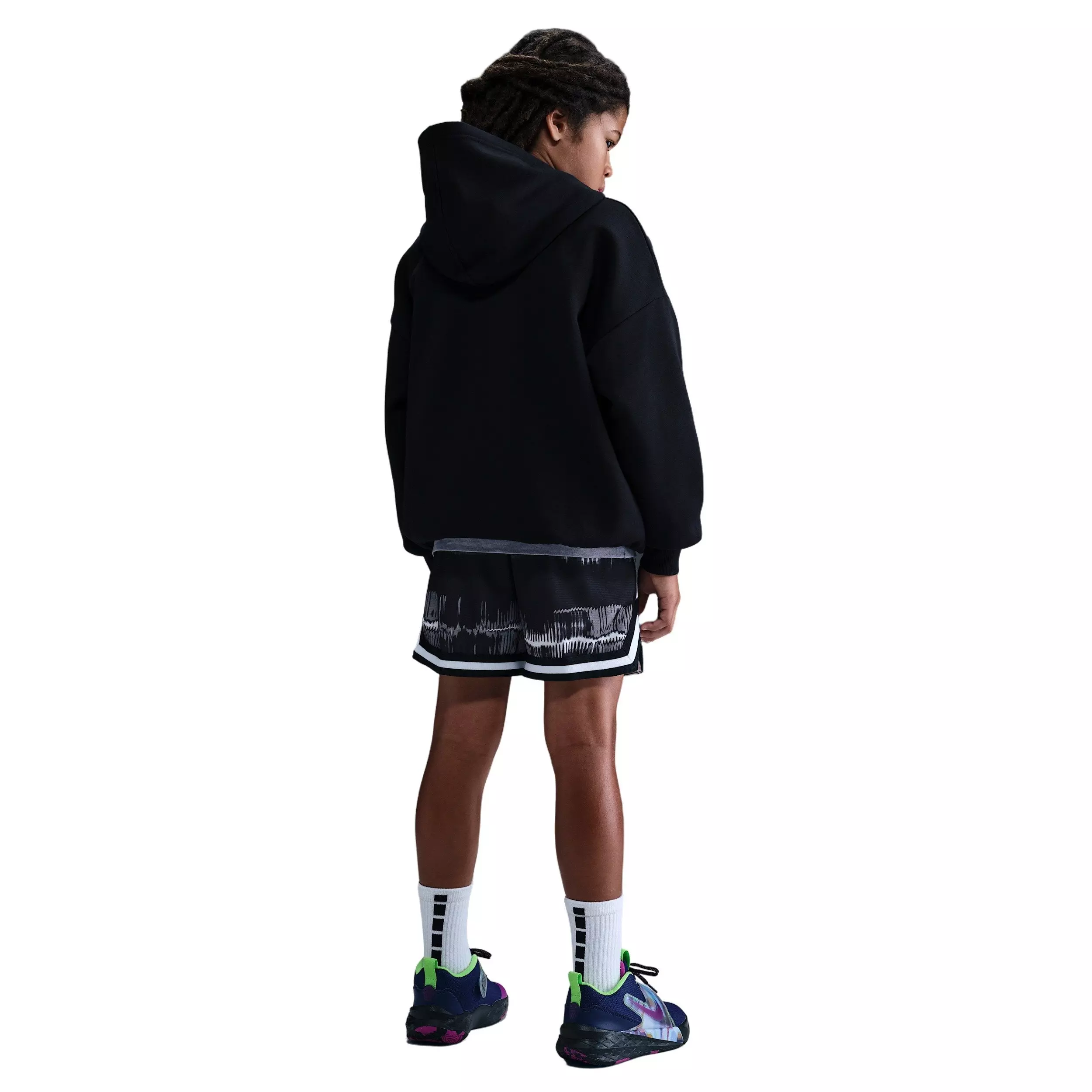 Nike Big Kids' DNA Dri-FIT 5" Basketball Shorts - Black - BLACK