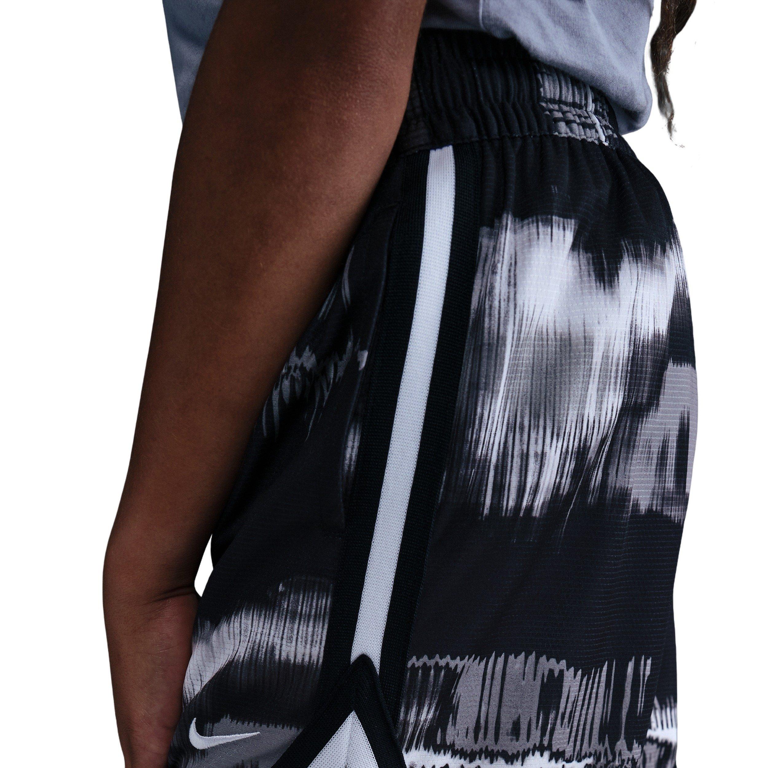 Nike Big Kids' DNA Dri-FIT 5" Basketball Shorts - Black - BLACK Thumbnail View 4
