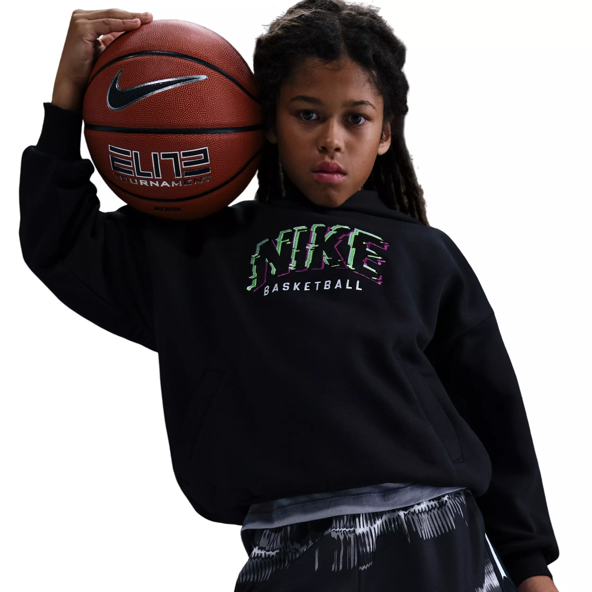 Nike Big Kids' DNA Dri-FIT 5" Basketball Shorts -Black - BLACK