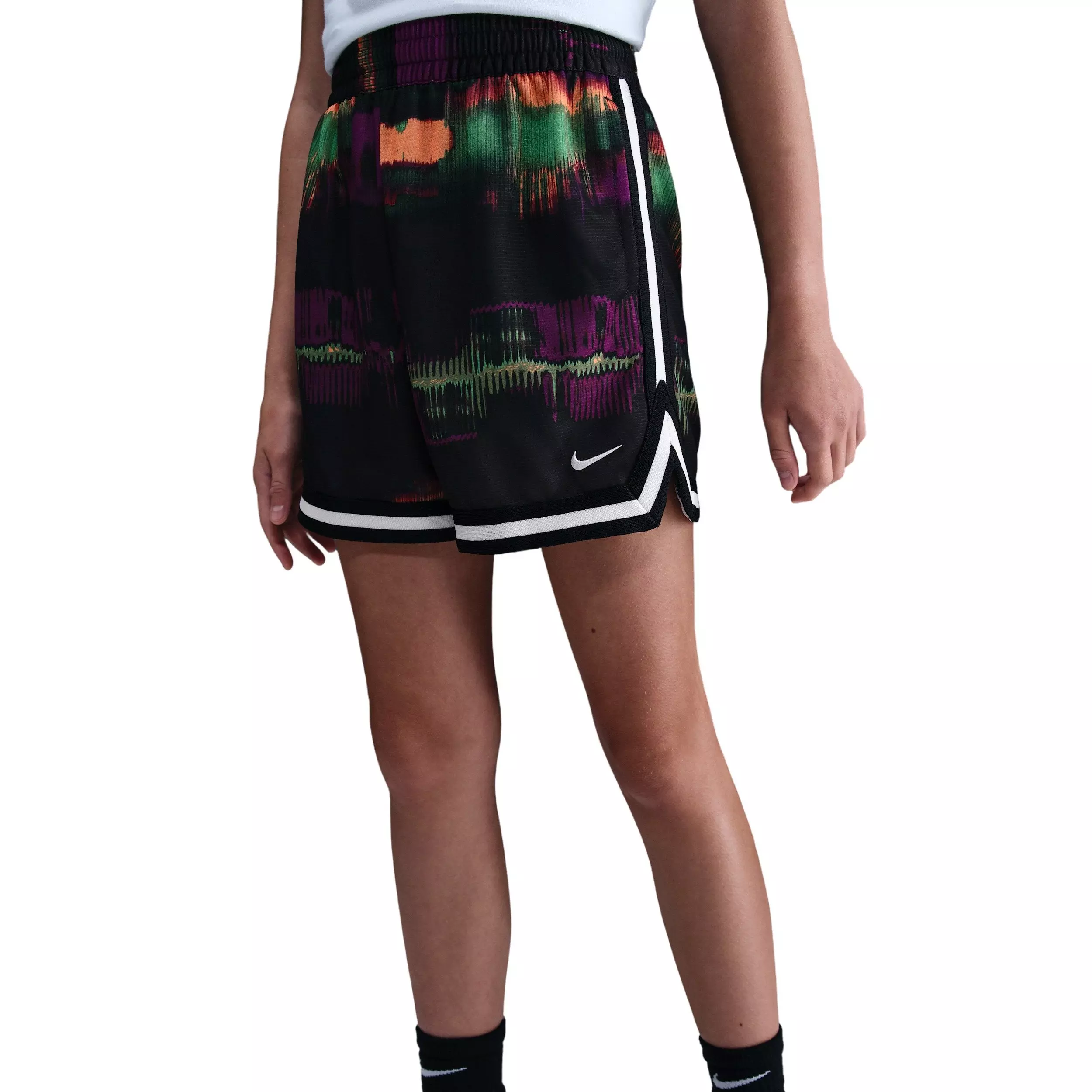 Nike Big Kids' DNA Dri-FIT 5" Basketball Shorts - Green - GREEN