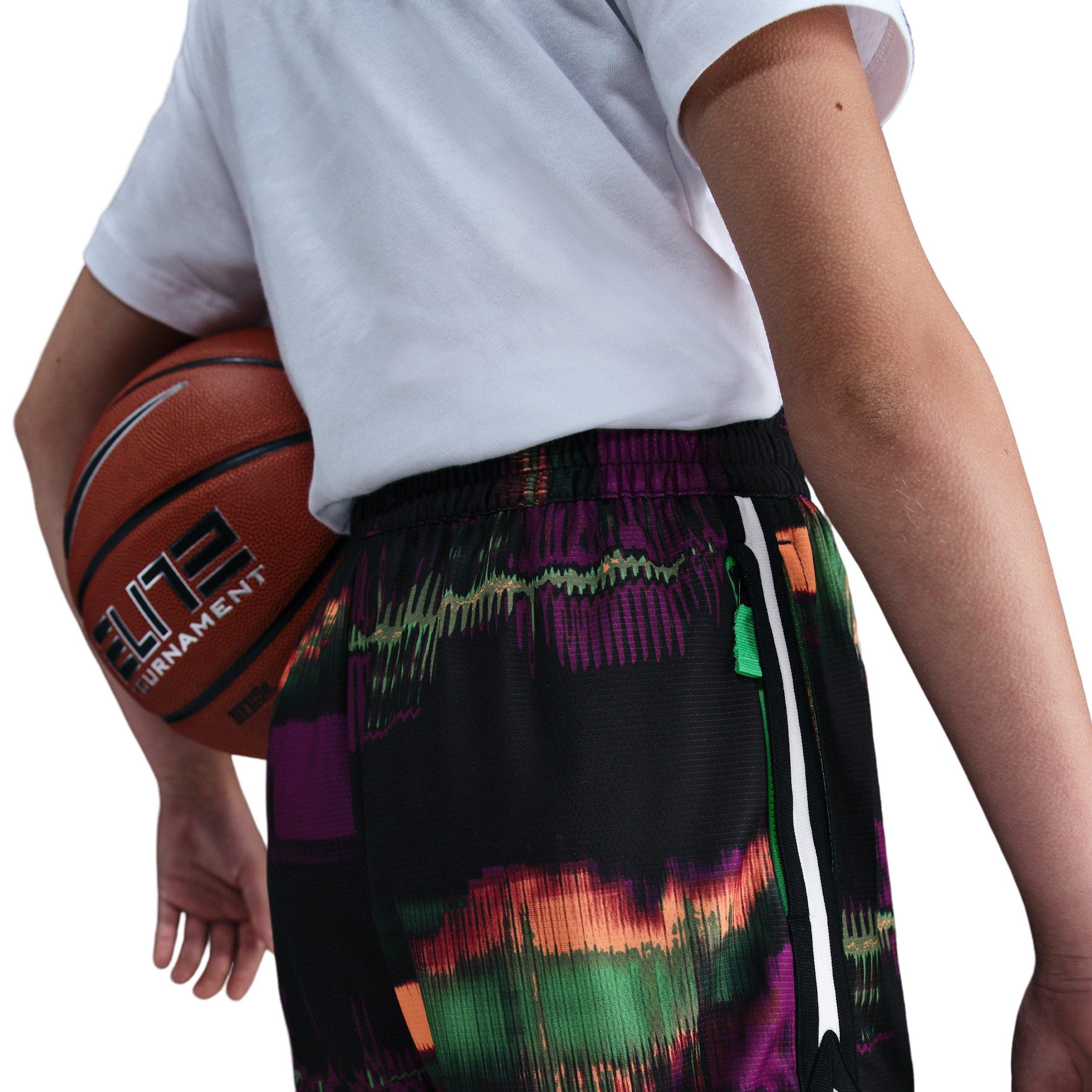 Nike Big Kids' DNA Dri-FIT 5" Basketball Shorts - Green - GREEN Thumbnail View 4