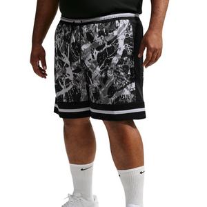 Nike Men's Ja 14" Marble Print Basketball Shorts - BLACK