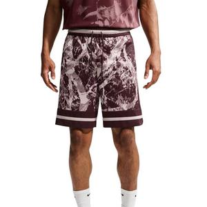 Nike Men's Ja 8" Marble Print Dri-FIT Basketball Shorts - RED