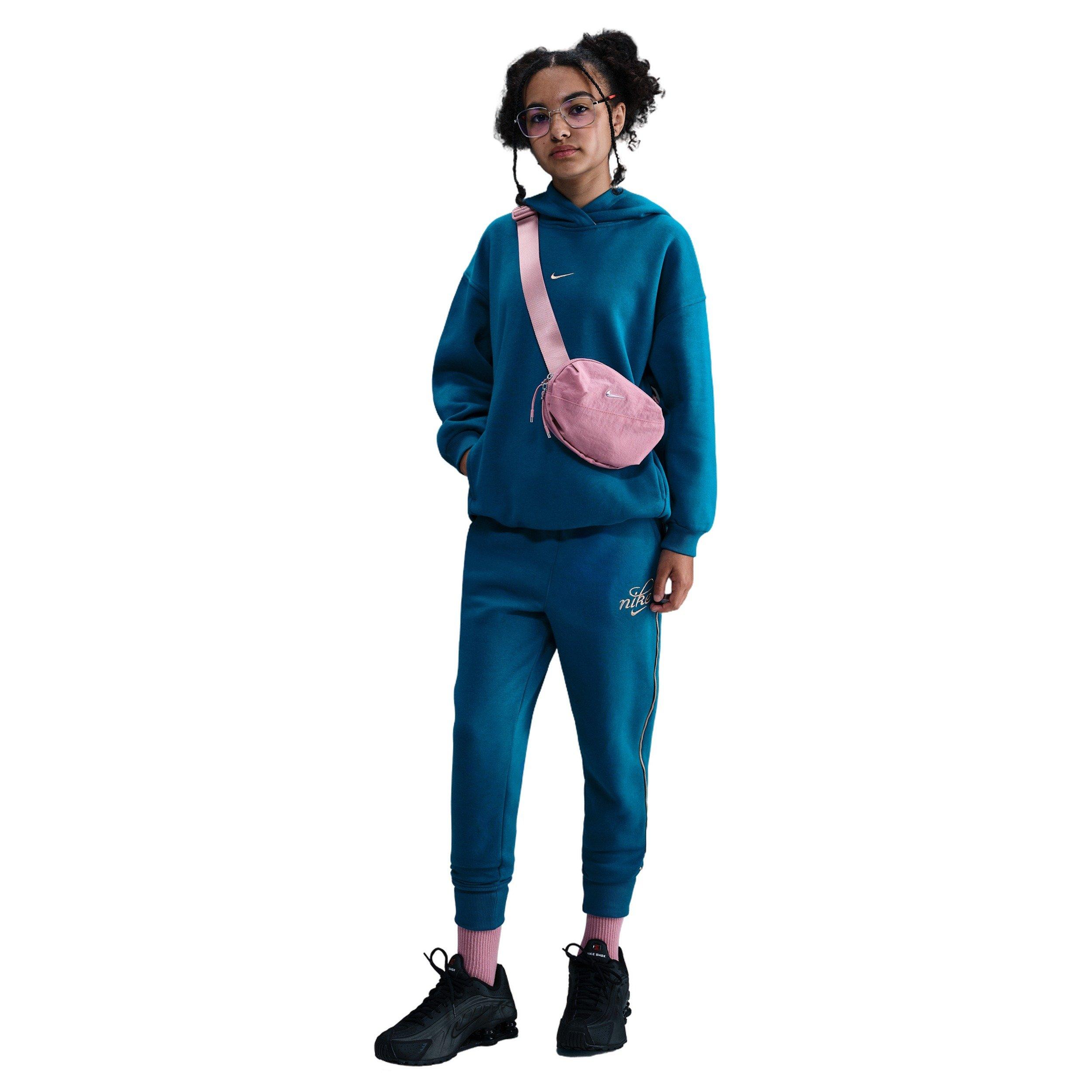 Nike Sportswear Club Fleece Big Girls' Blue Oversized Hoodie