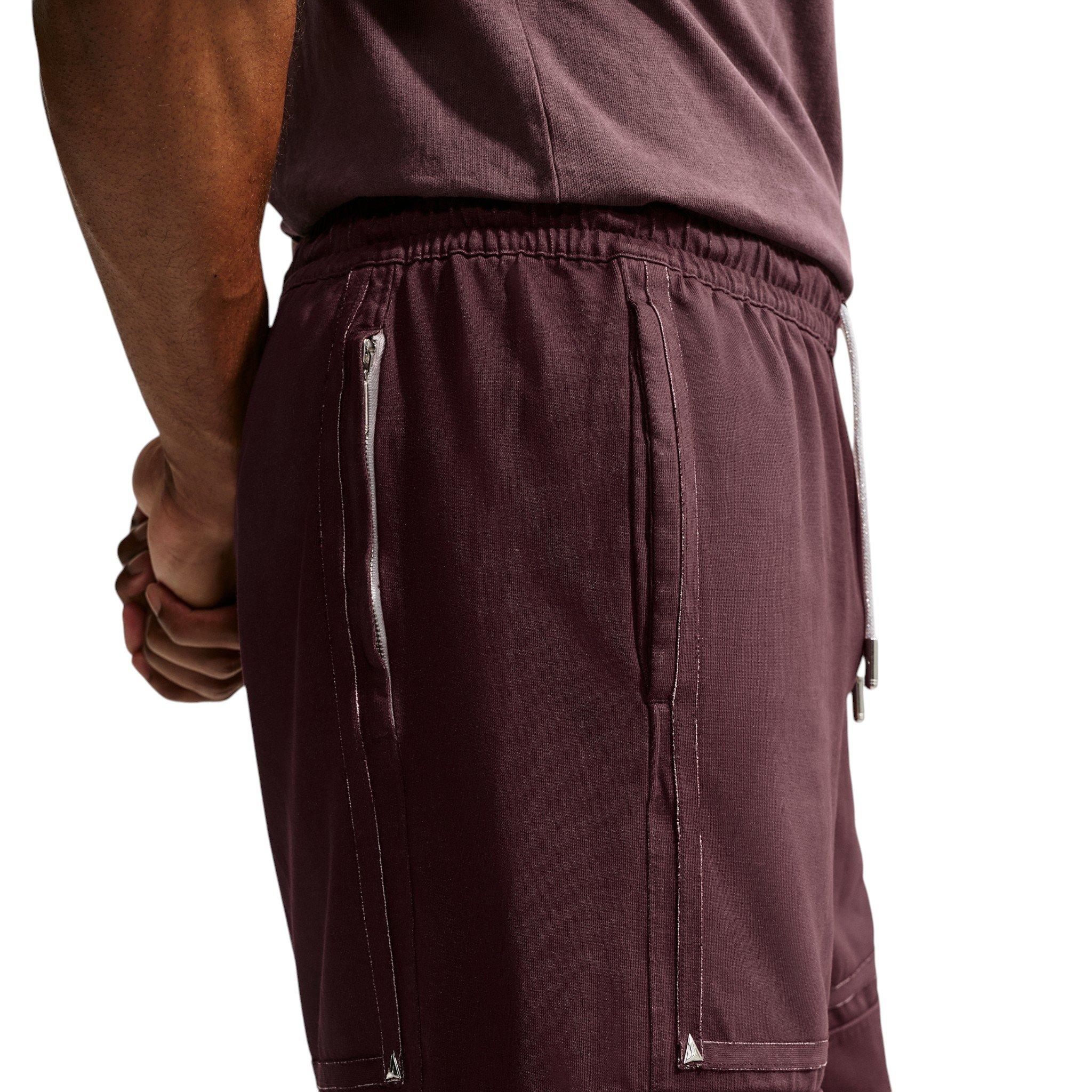 Nike Men's Ja Standard Issue 6" Basketball Shorts - Burgundy Crush - BURGUNDY