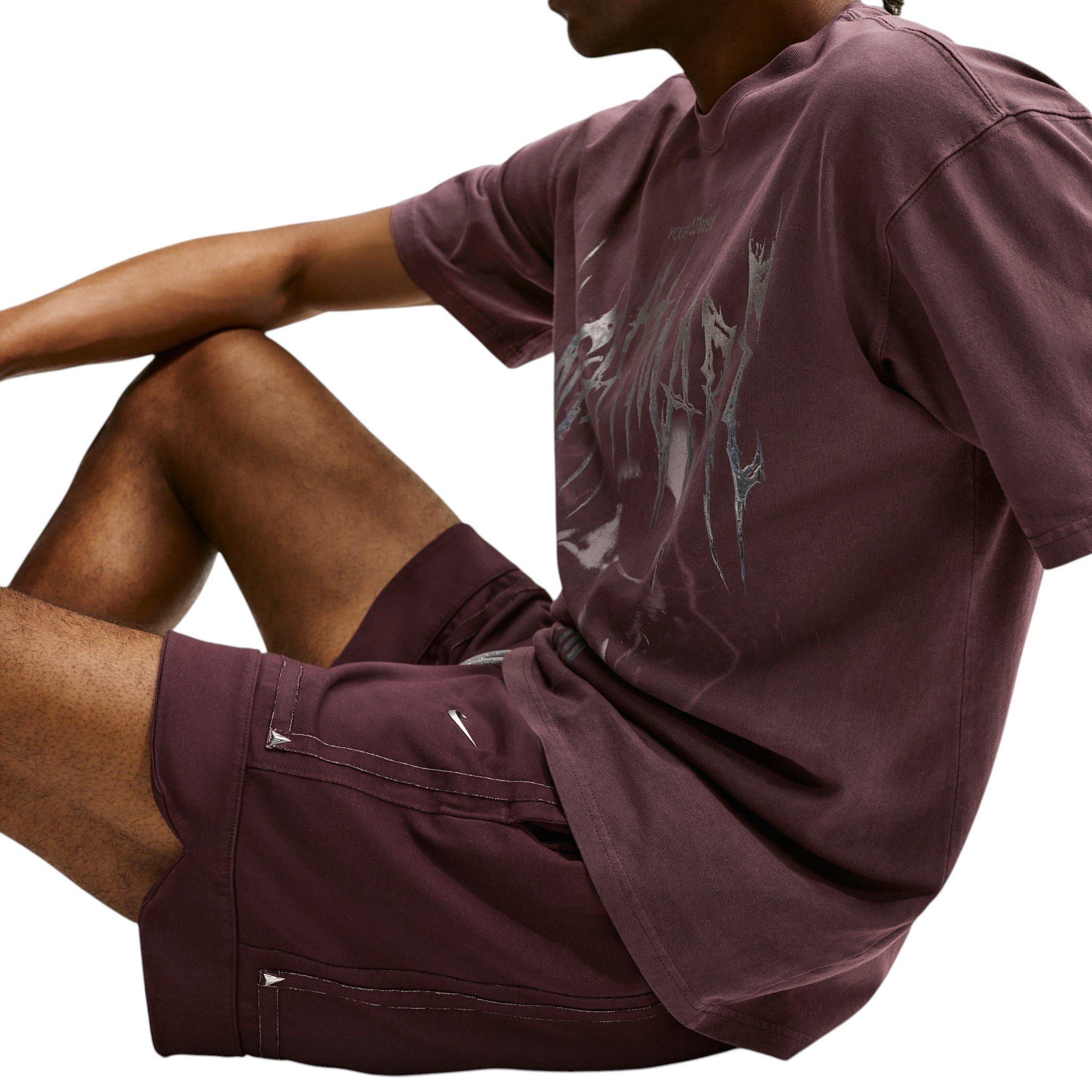Nike Men's Ja Standard Issue 6" Basketball Shorts - Burgundy Crush - BURGUNDY