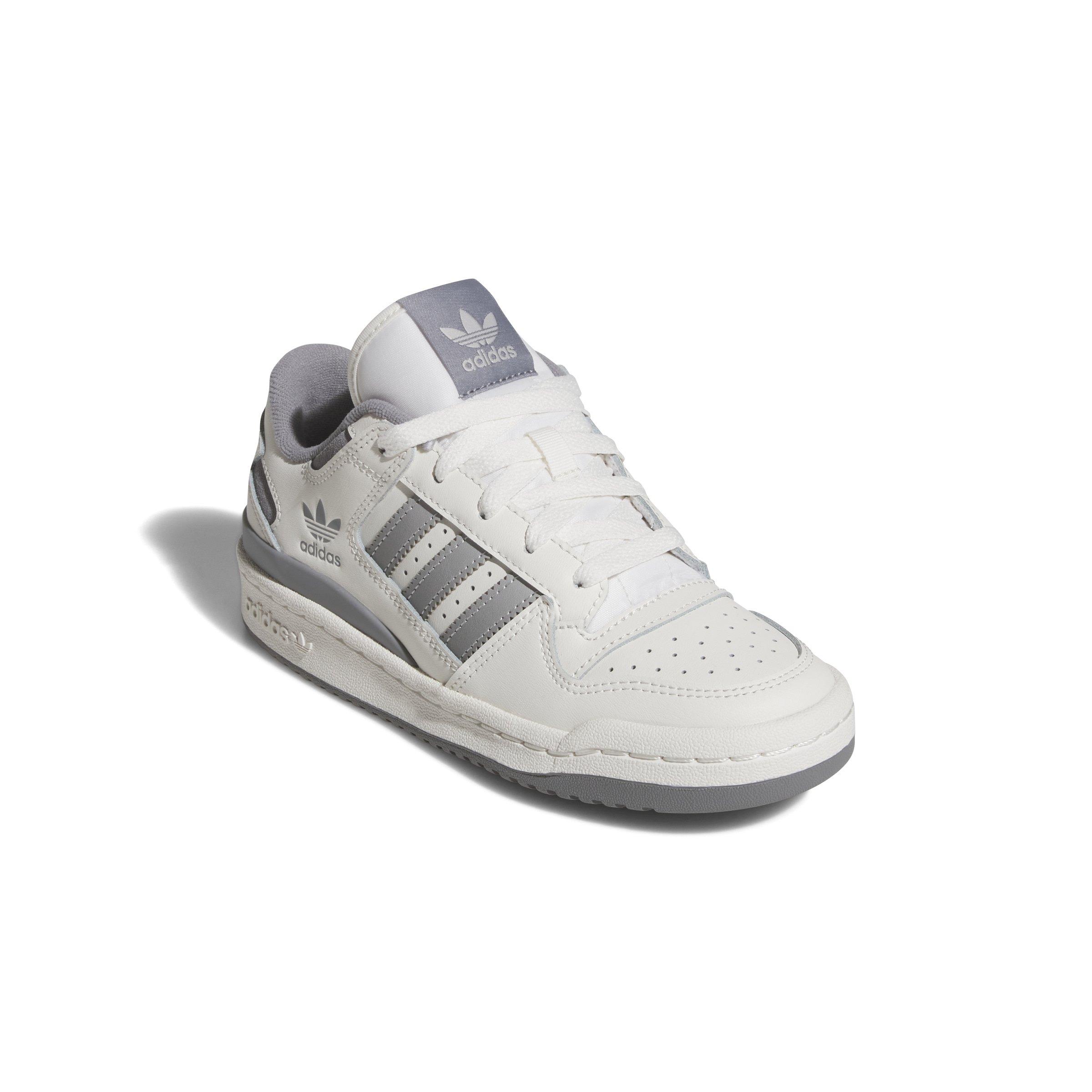 adidas Forum Low CL Grade School Boys' "Cloud White/Grey Three/Grey Two" Shoe