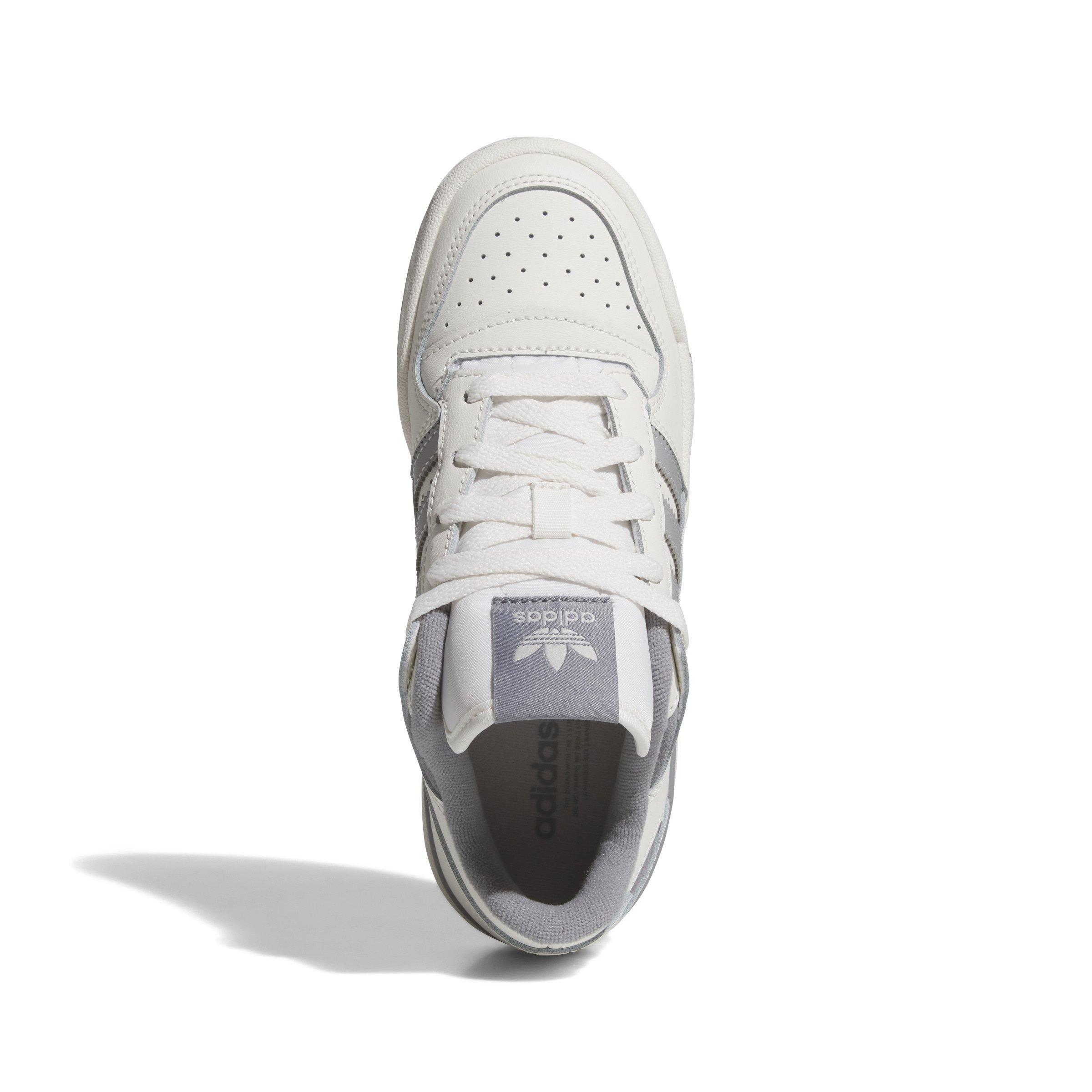 adidas Forum Low CL Grade School Boys' "Cloud White/Grey Three/Grey Two" Shoe