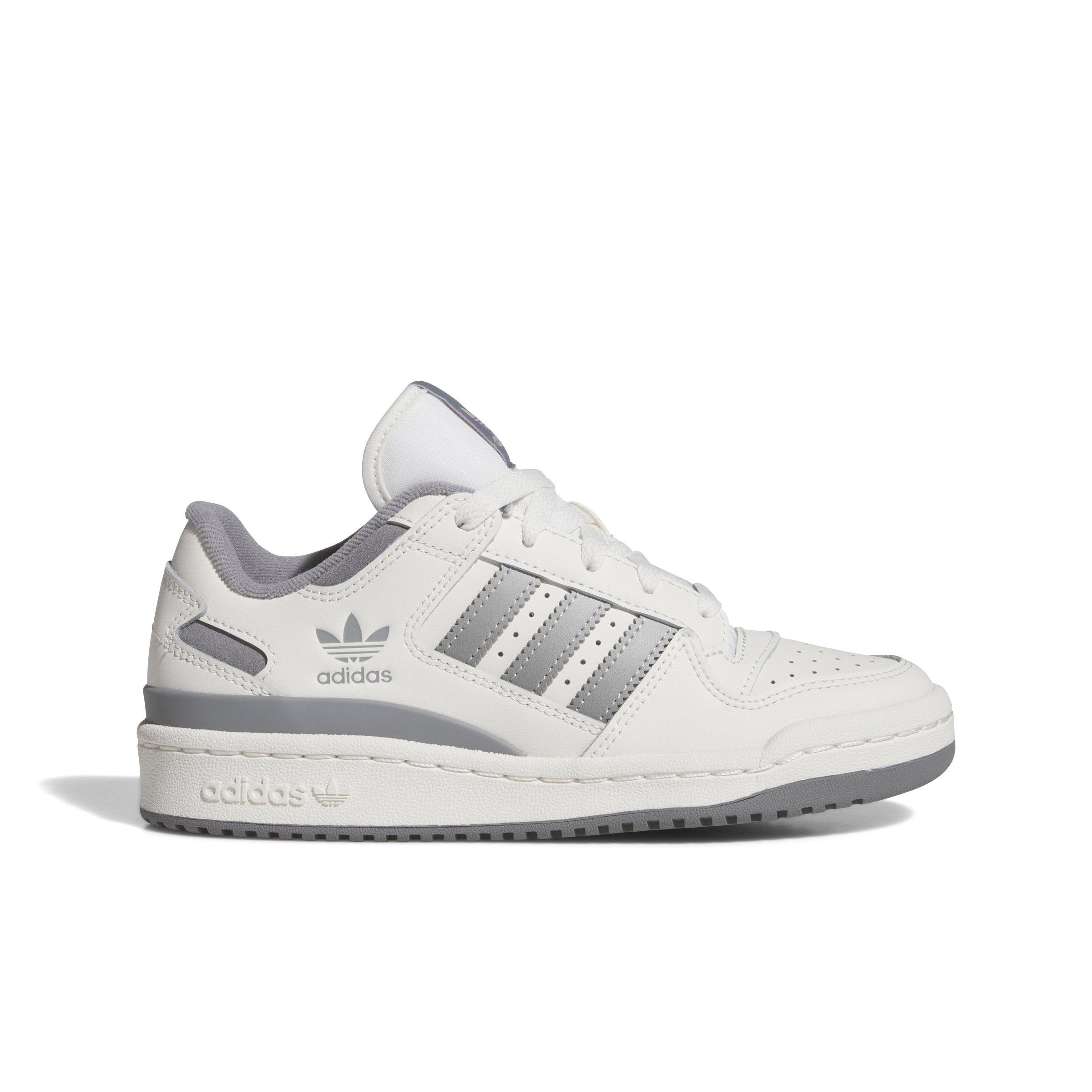 adidas Forum Low CL "Cloud White/Grey Three/Grey Two" Grade School Boys' Shoe