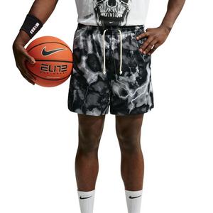 Nike Men's Standard Issue Marble Dri-FIT 5" Mesh Basketball Shorts - GREY