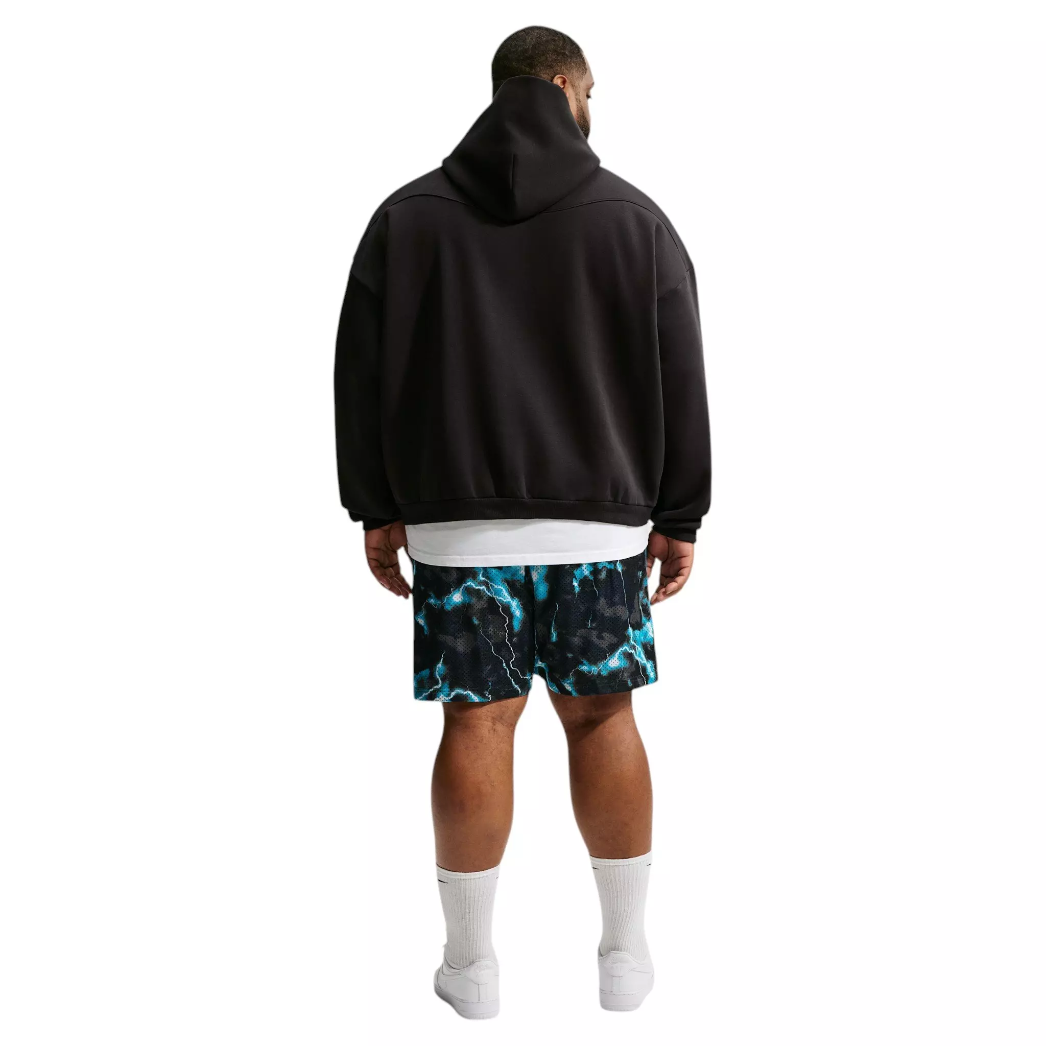 Nike Men's Standard Issue Marble Dri-FIT 5" Mesh Basketball Shorts - BLUE