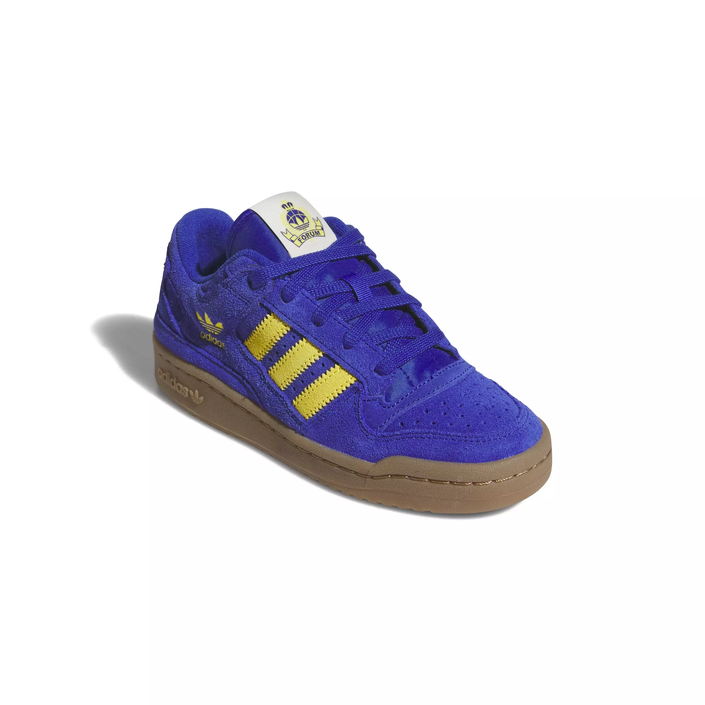 adidas Forum Low CL "Semi Lucid Blue/Yellow/Gum M2" Grade School Boys' Shoe - BLUE/YELLOW/GUM