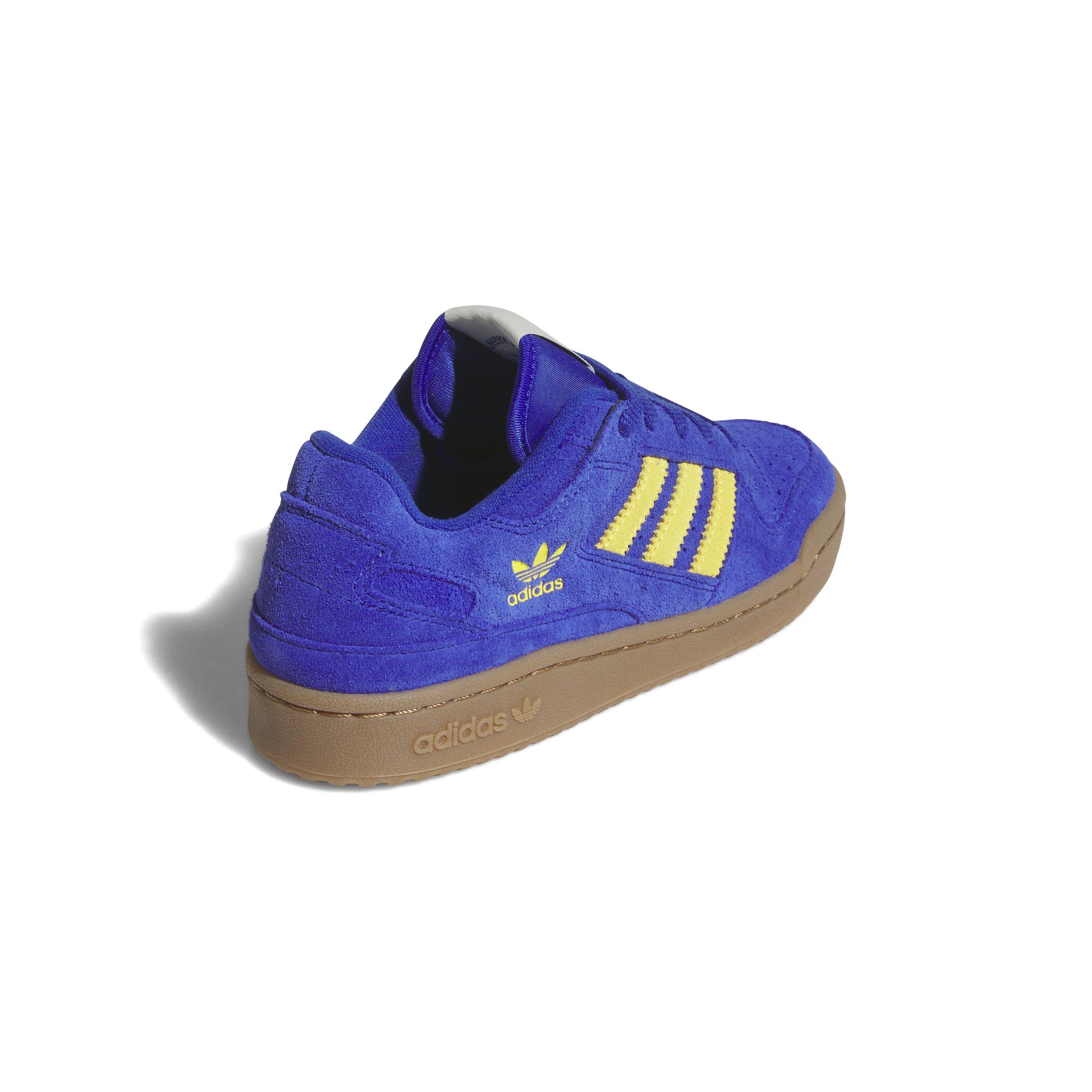 adidas Forum Low CL Grade School Boys' "Semi Lucid Blue/Yellow/Gum M2" Shoe